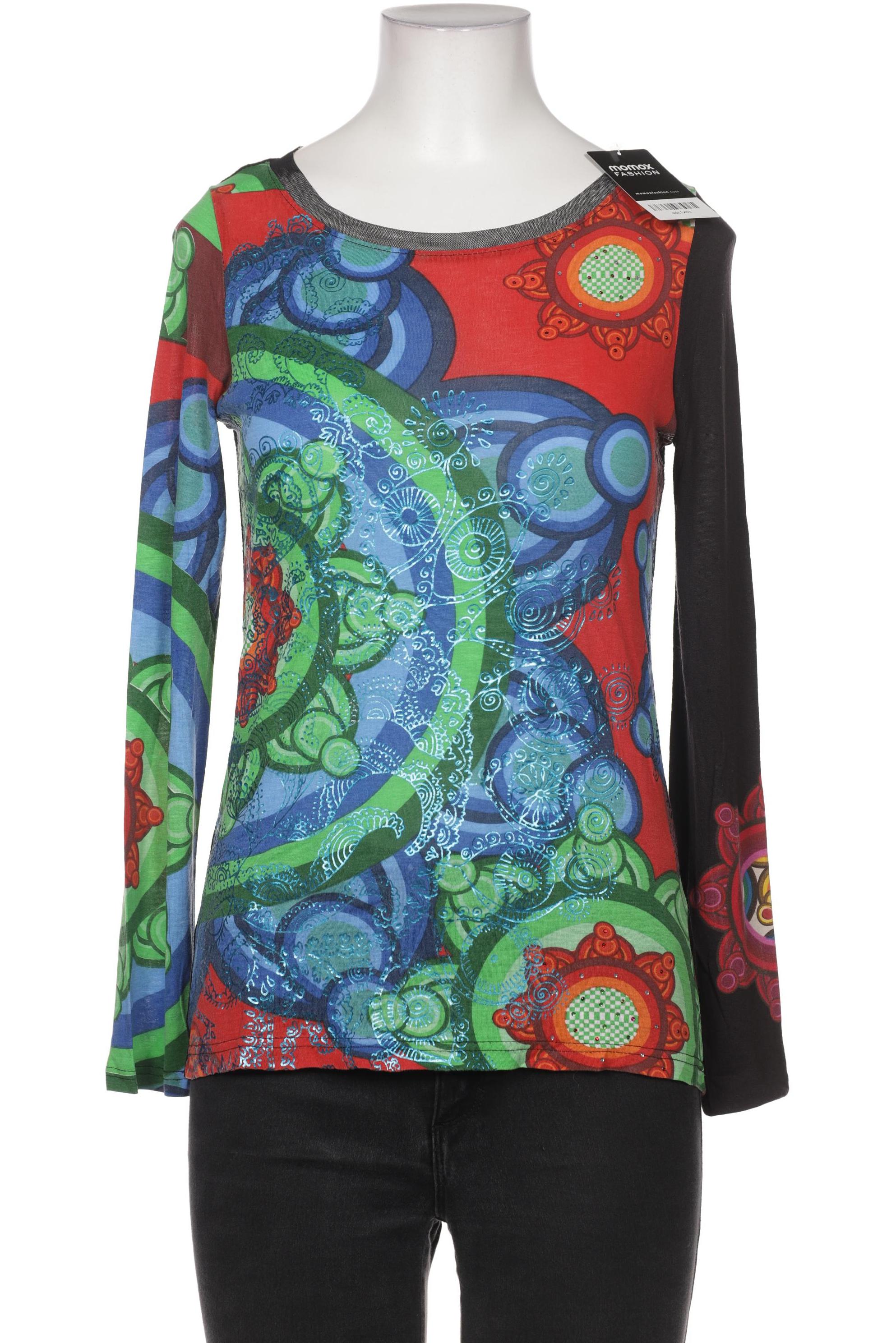 

Desigual Damen Langarmshirt, grün, Gr. 36