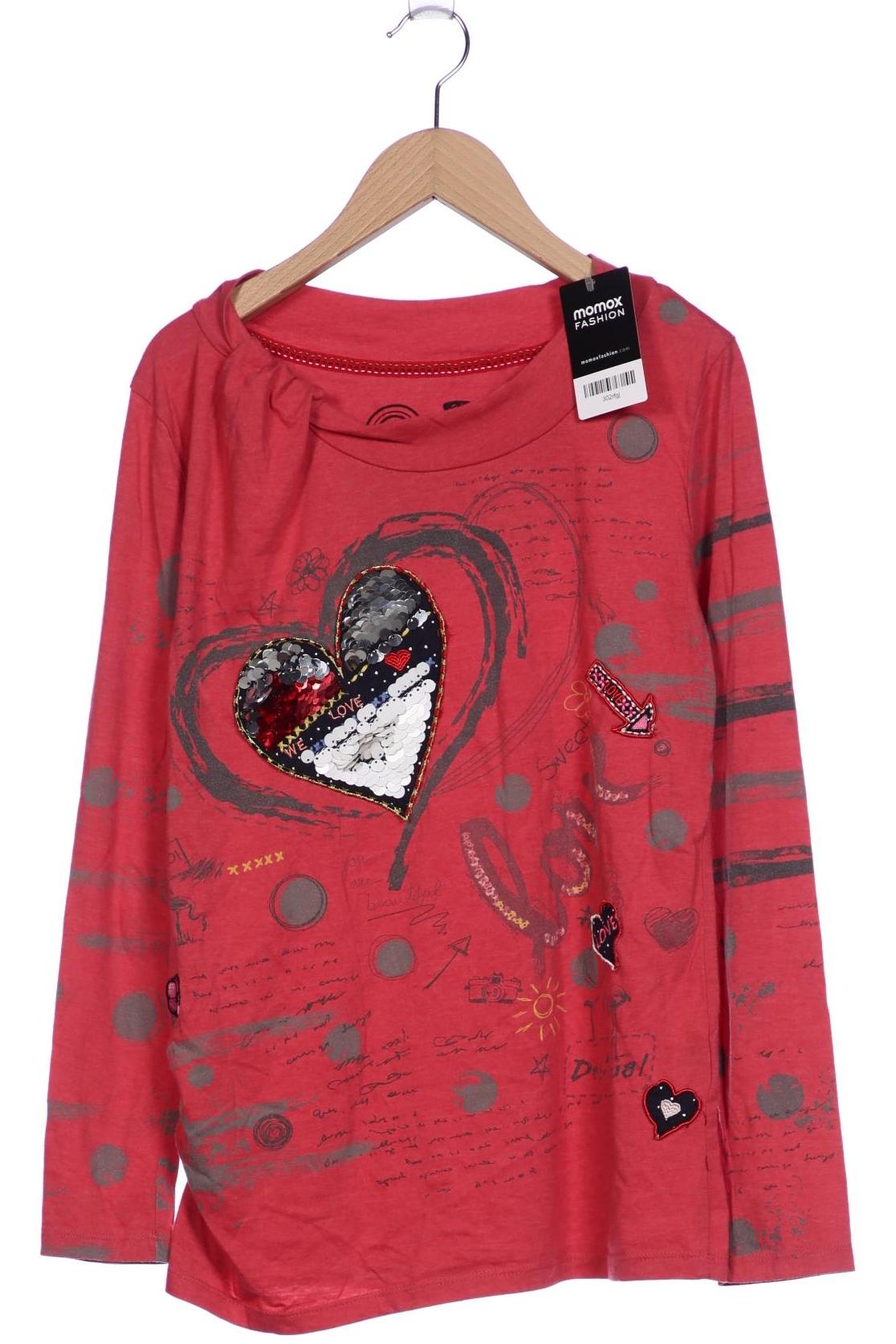 

Desigual Damen Langarmshirt, rot, Gr. 38