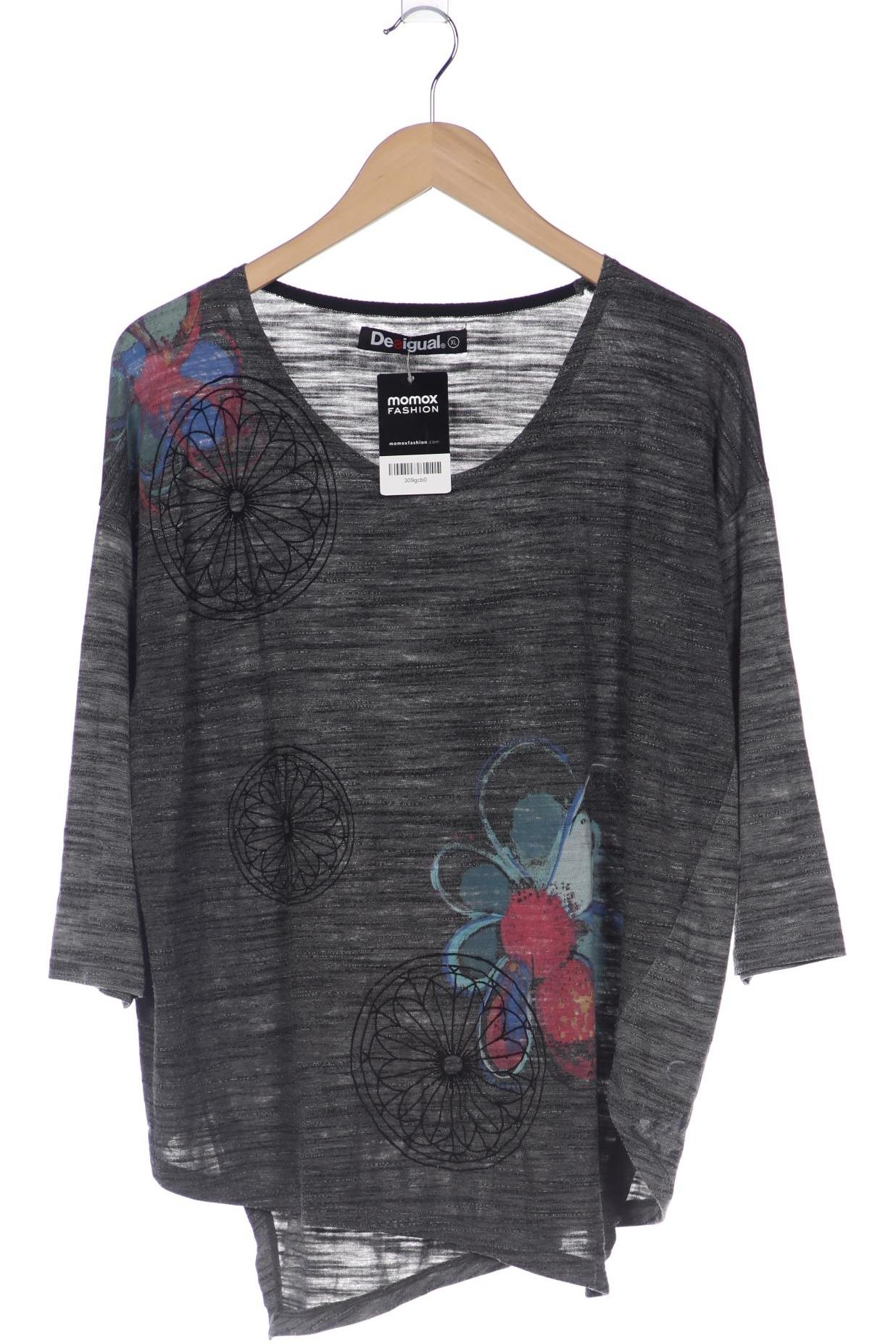

Desigual Damen Langarmshirt, grau, Gr. 44