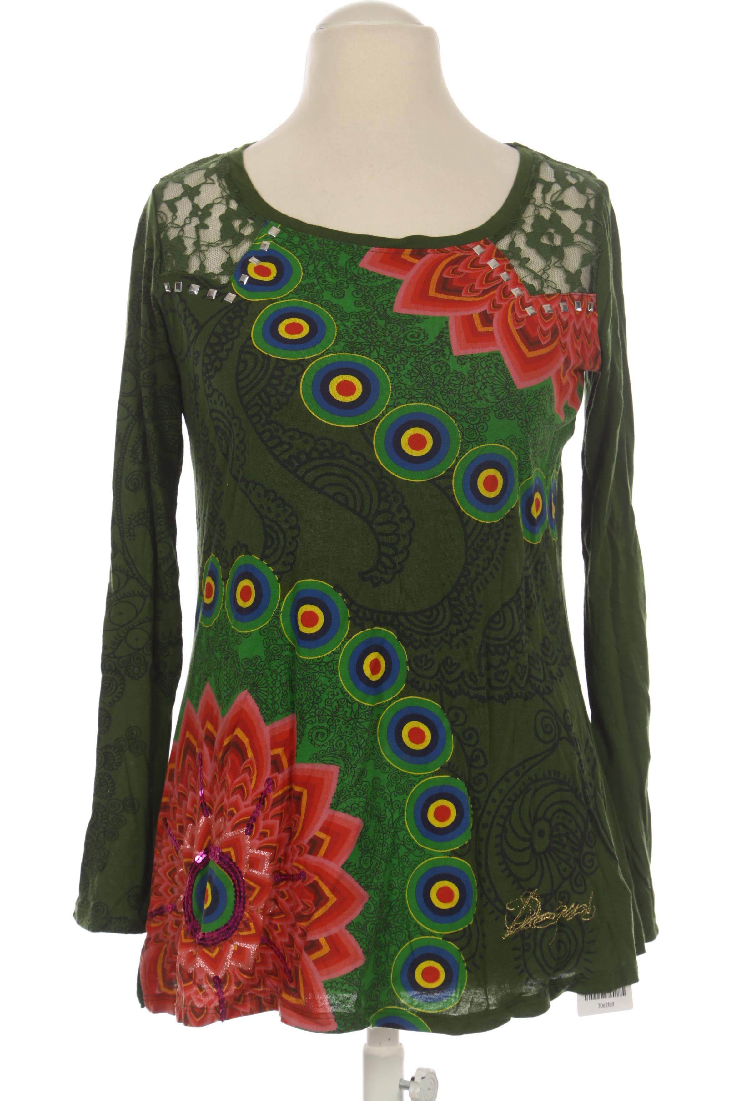 

Desigual Damen Langarmshirt, grün, Gr.