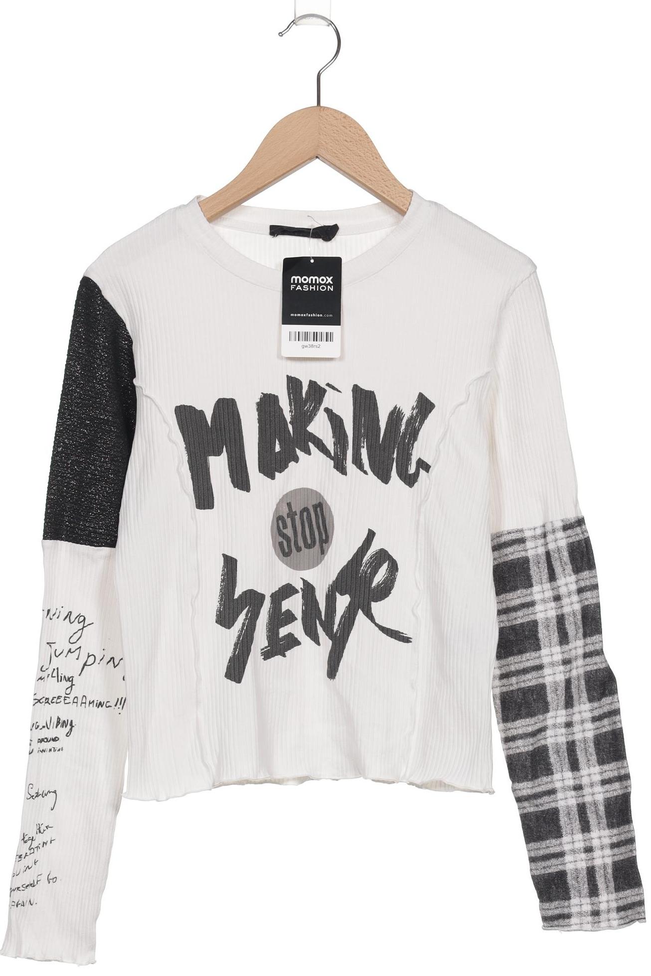 

Desigual Damen Langarmshirt, cremeweiß, Gr. 42