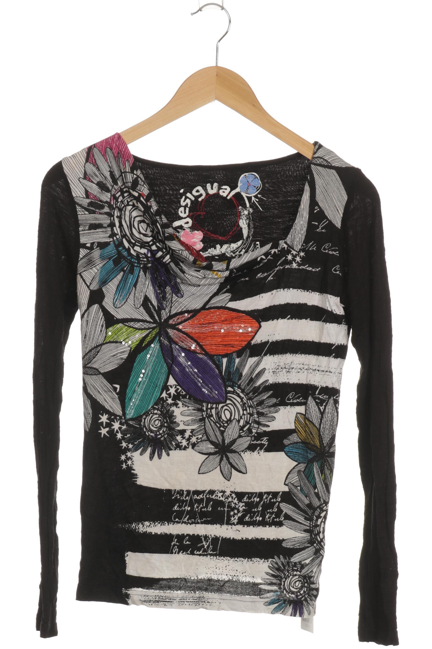 

Desigual Damen Langarmshirt, schwarz, Gr.