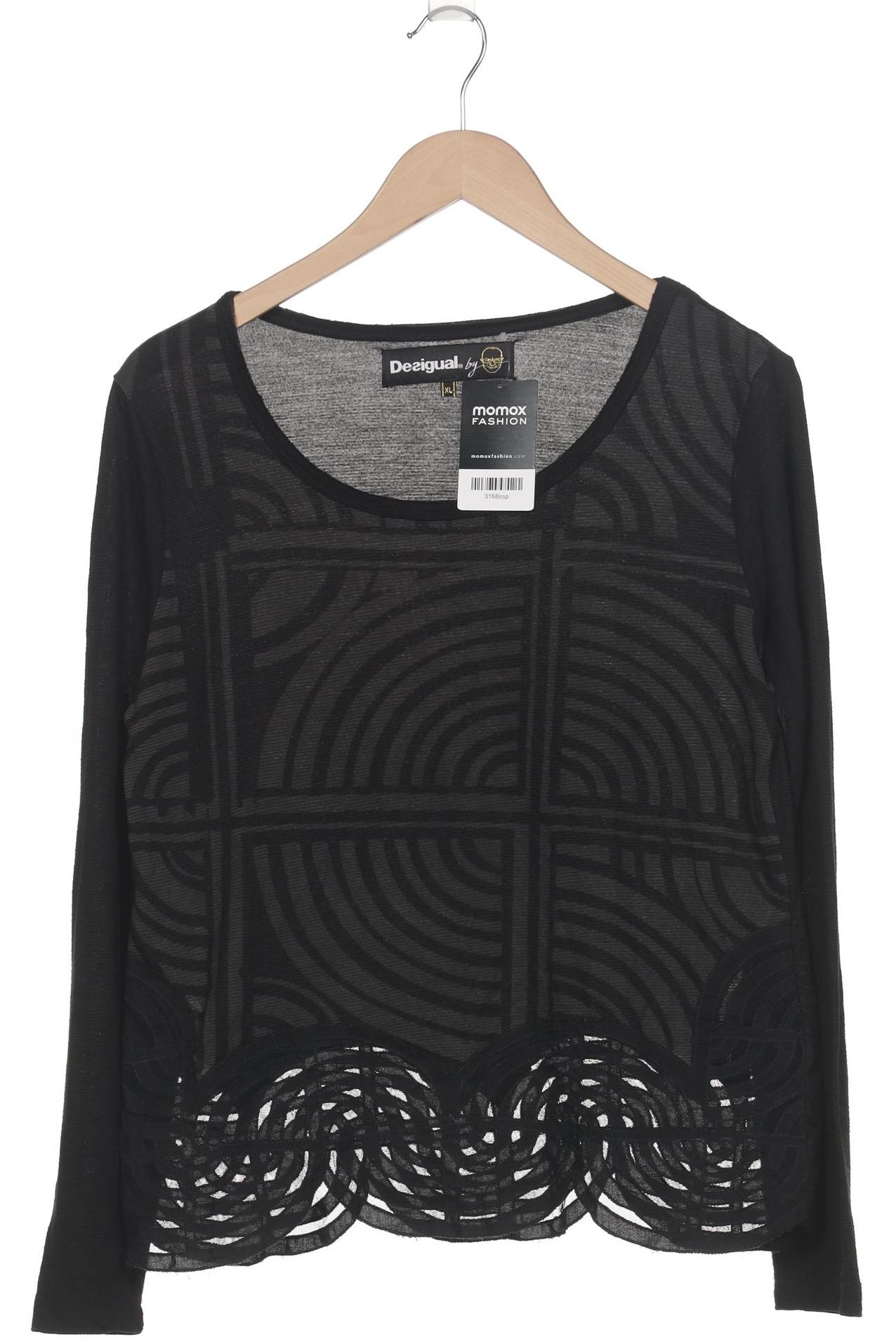

Desigual Damen Langarmshirt, schwarz, Gr. 44