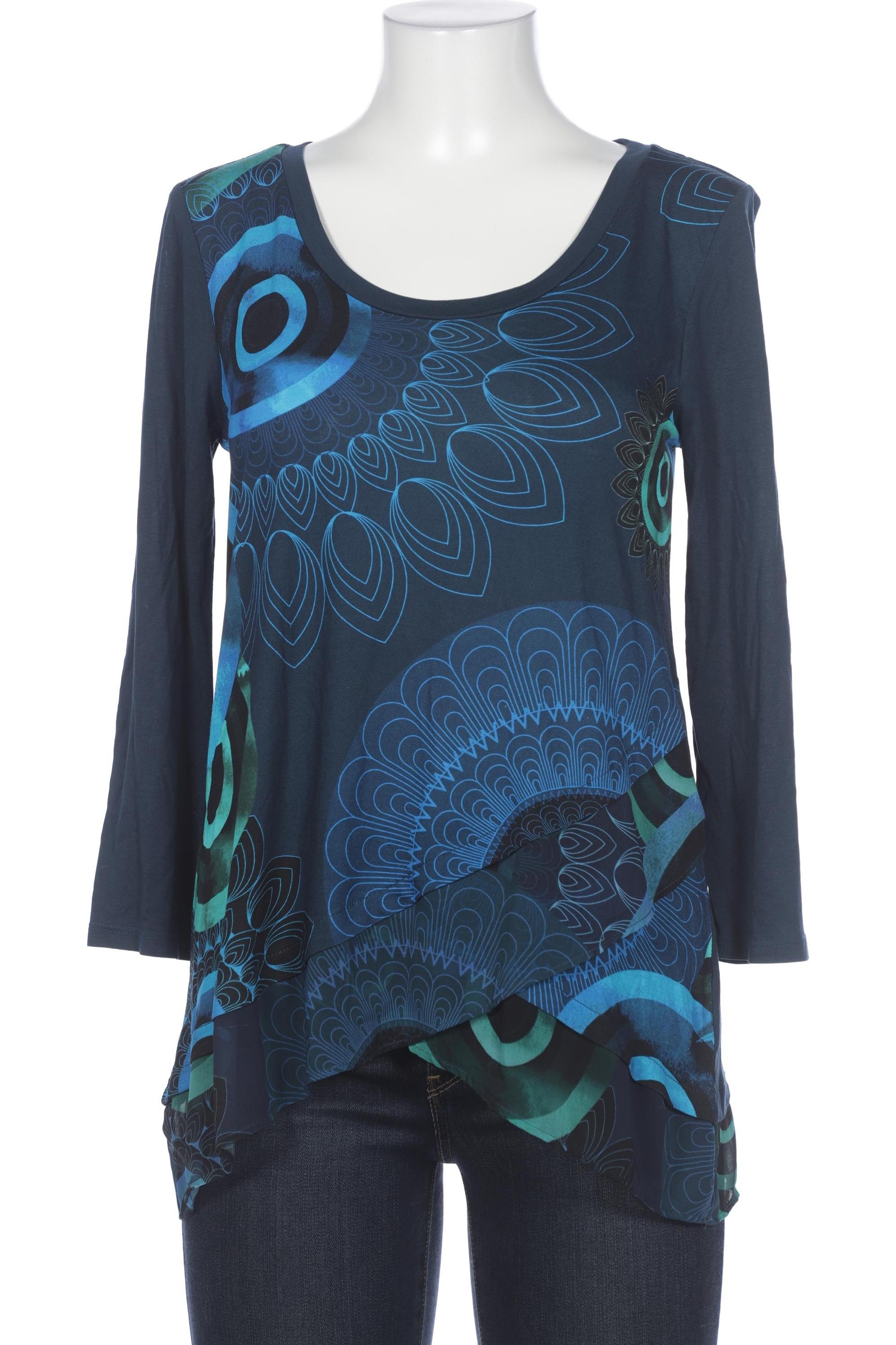 

Desigual Damen Langarmshirt, marineblau, Gr. 42