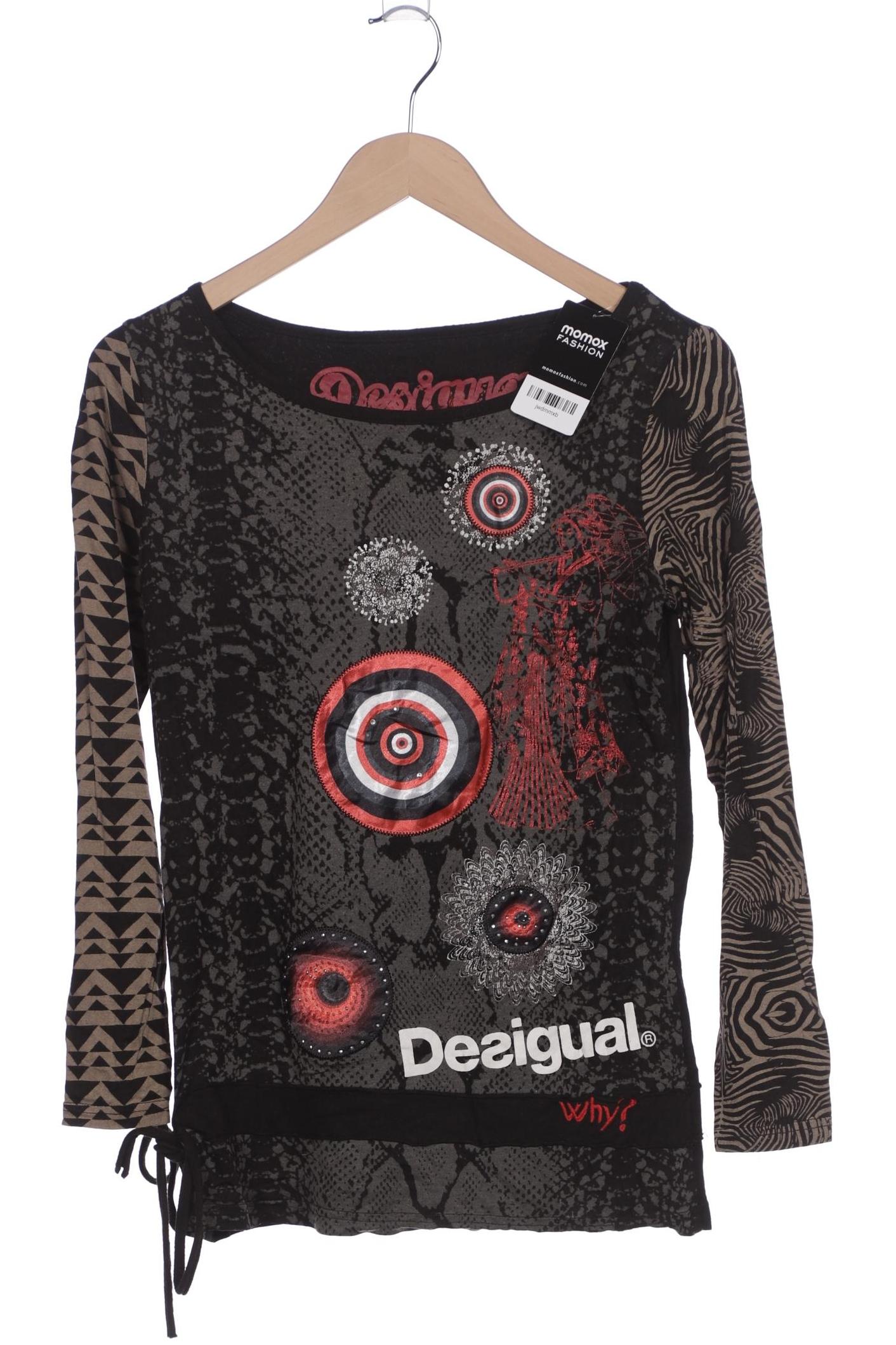

Desigual Damen Langarmshirt, schwarz, Gr. 38