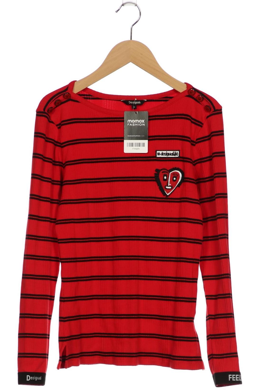 

Desigual Damen Langarmshirt, rot, Gr. 38