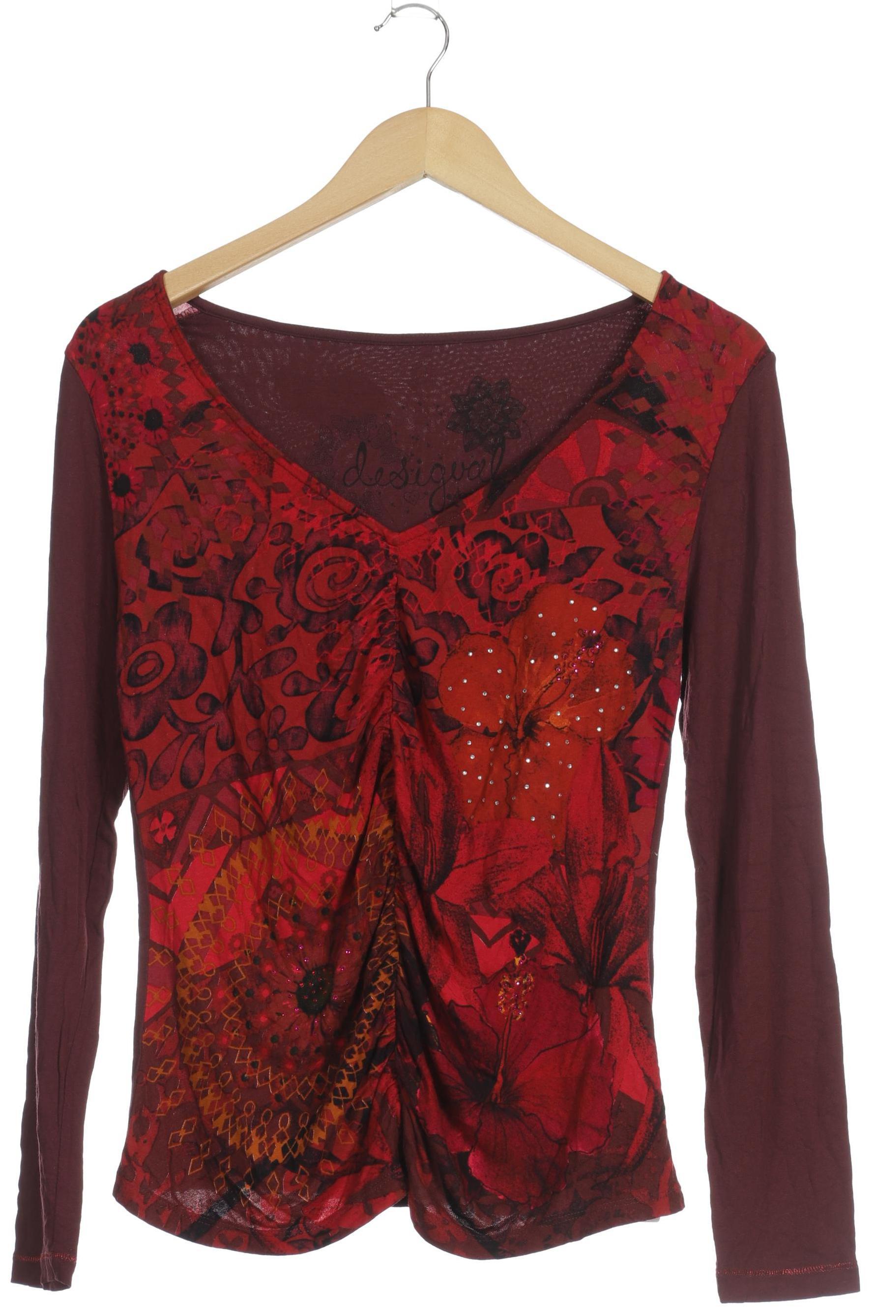 

Desigual Damen Langarmshirt, rot, Gr.
