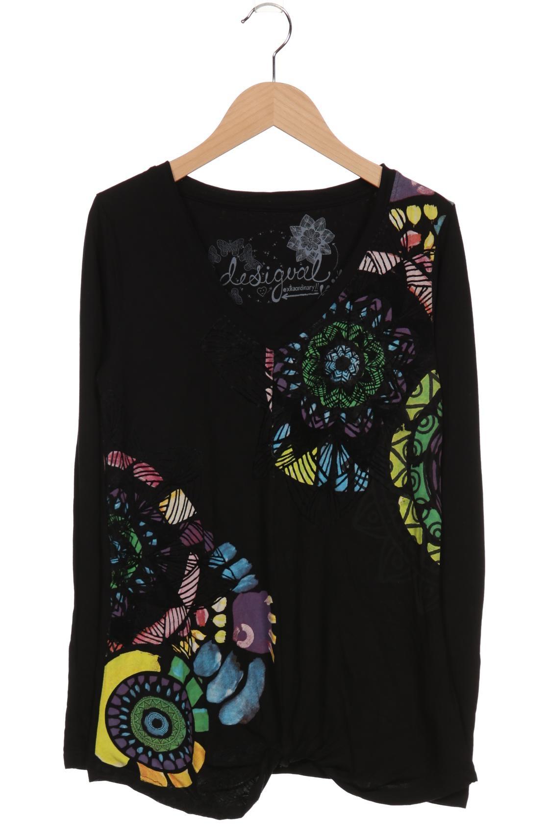 

Desigual Damen Langarmshirt, schwarz, Gr. 36