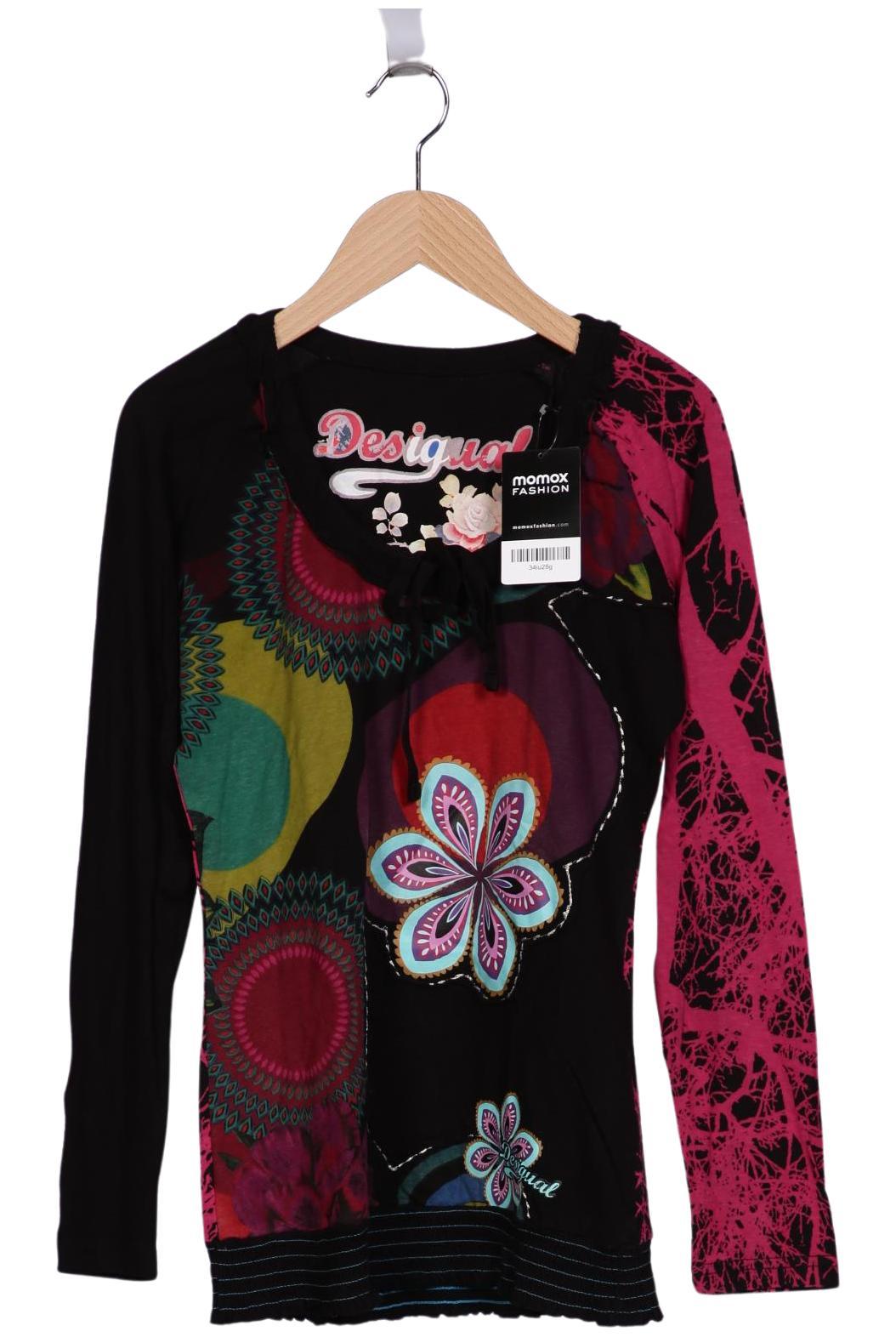 

Desigual Damen Langarmshirt, schwarz, Gr. 36