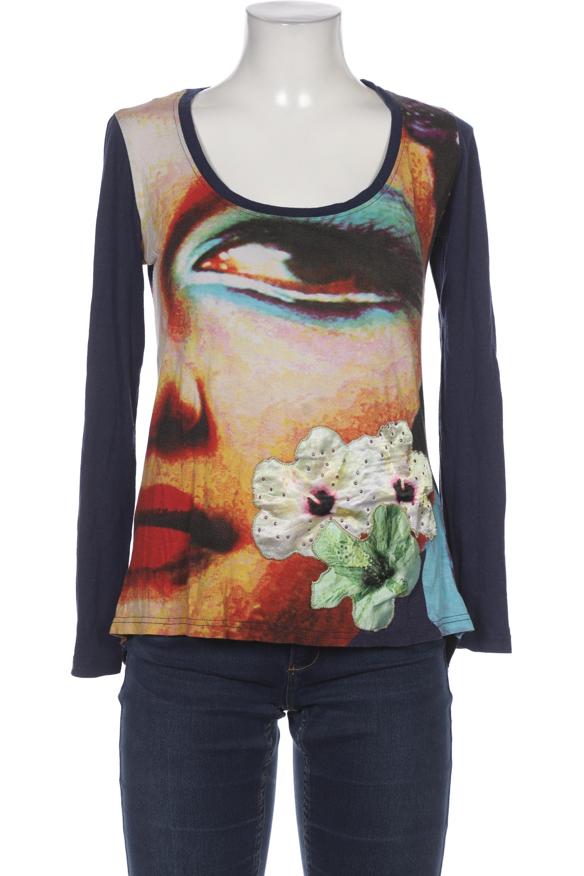 

Desigual Damen Langarmshirt, marineblau, Gr. 42