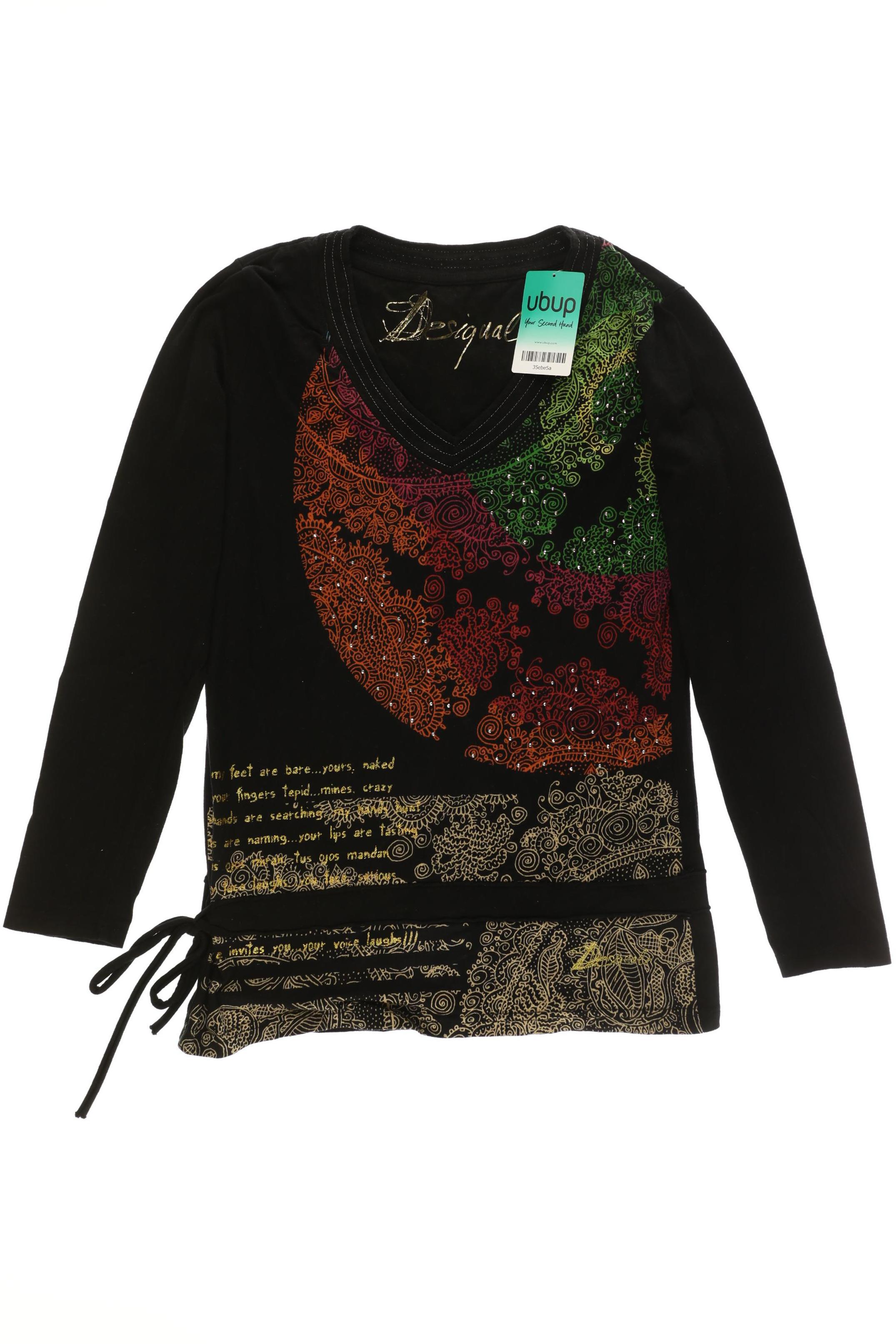 

Desigual Damen Langarmshirt, schwarz, Gr.