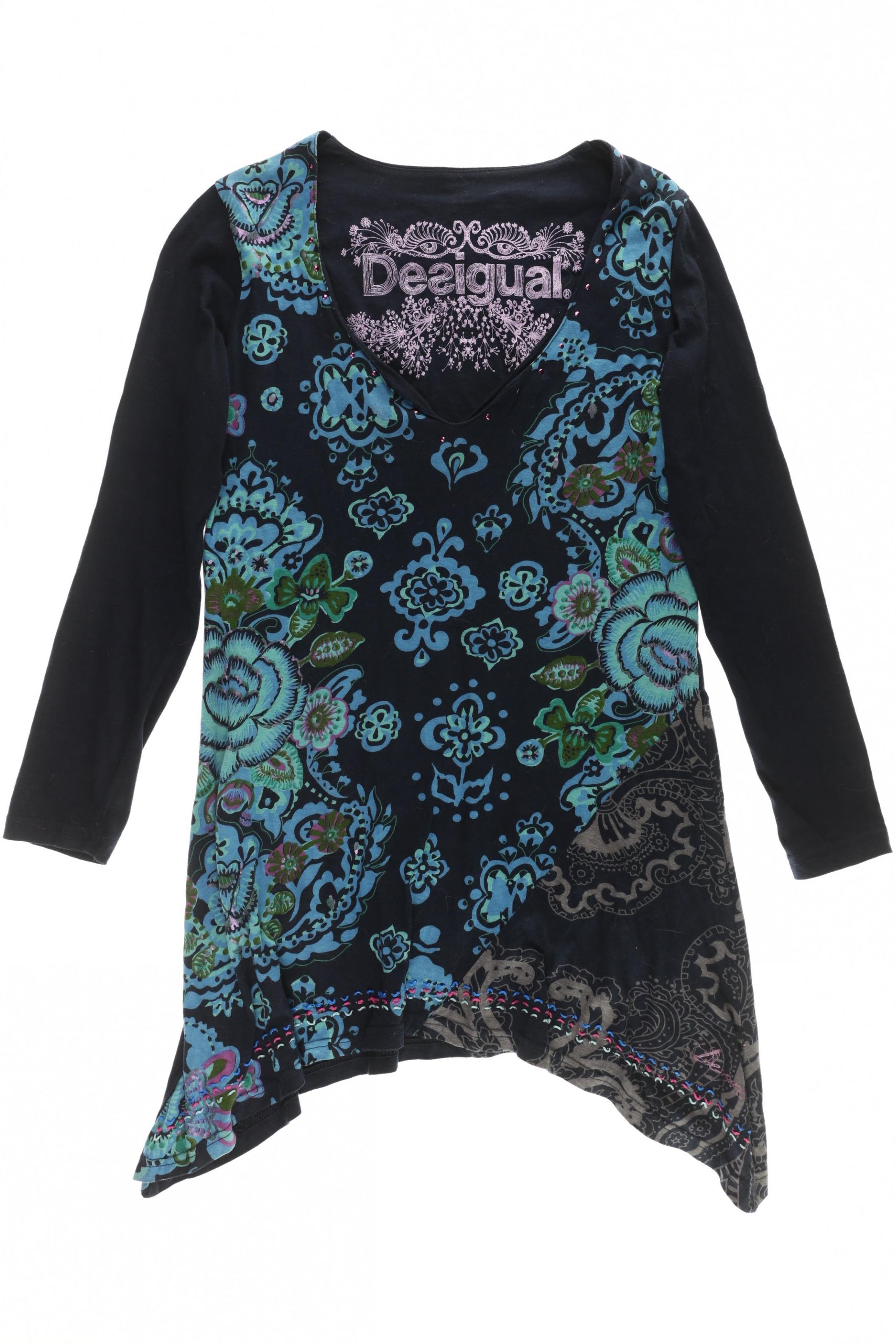 

Desigual Damen Langarmshirt, blau, Gr.