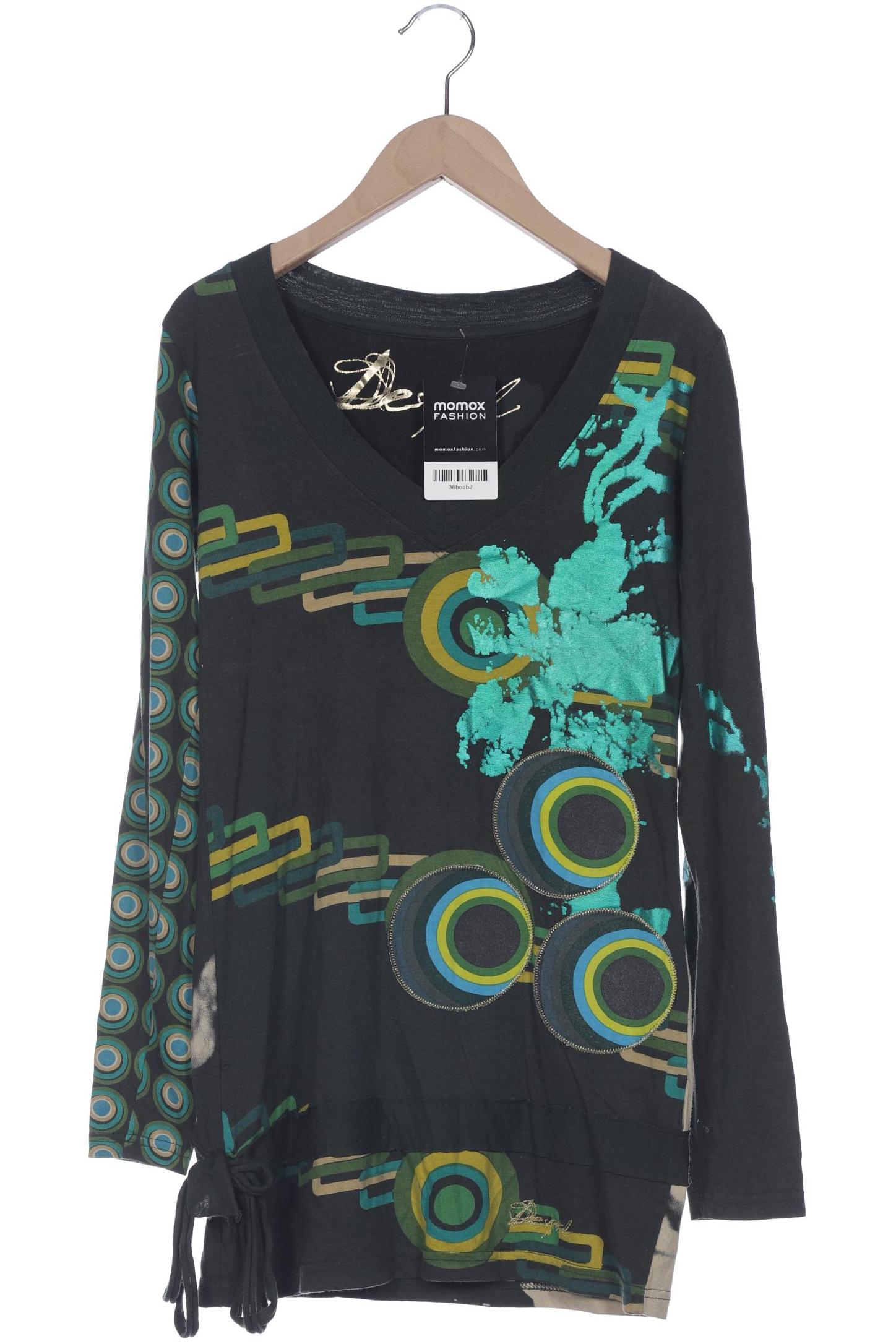 

Desigual Damen Langarmshirt, grün, Gr. 36