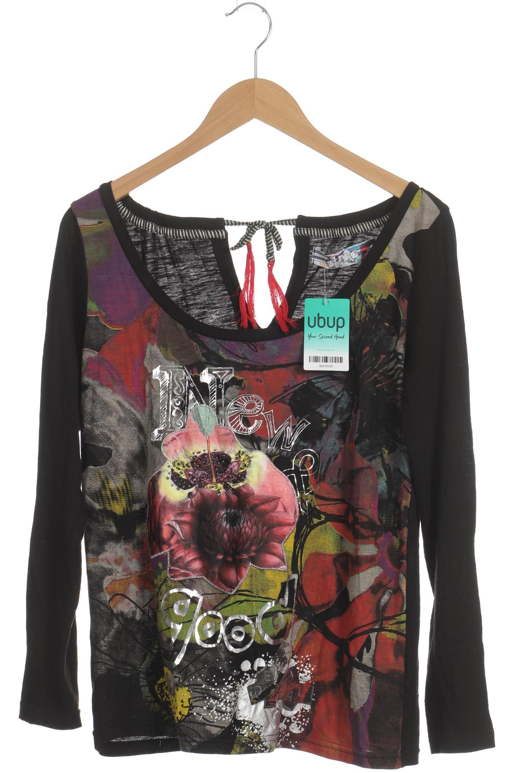 

Desigual Damen Langarmshirt, schwarz, Gr.
