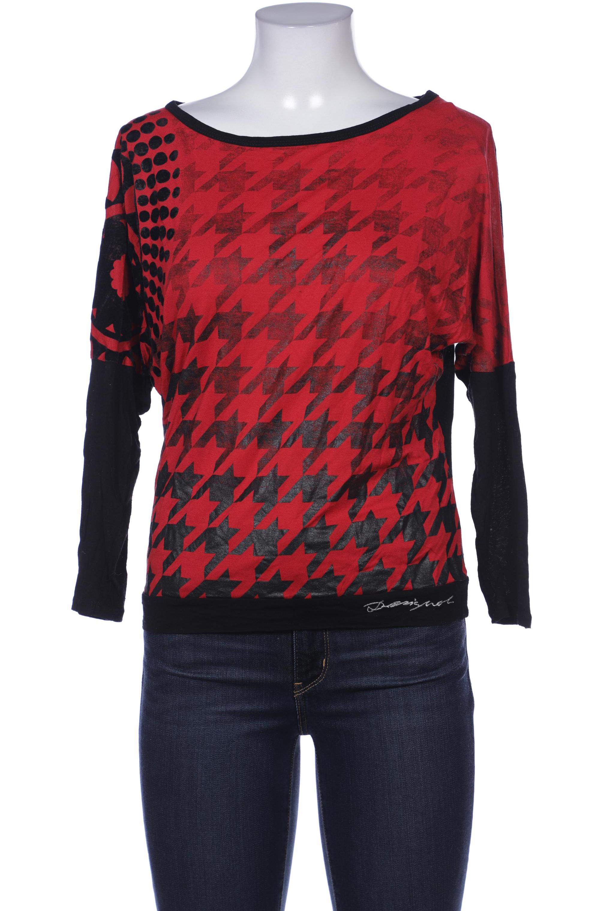 

Desigual Damen Langarmshirt, rot, Gr. 36