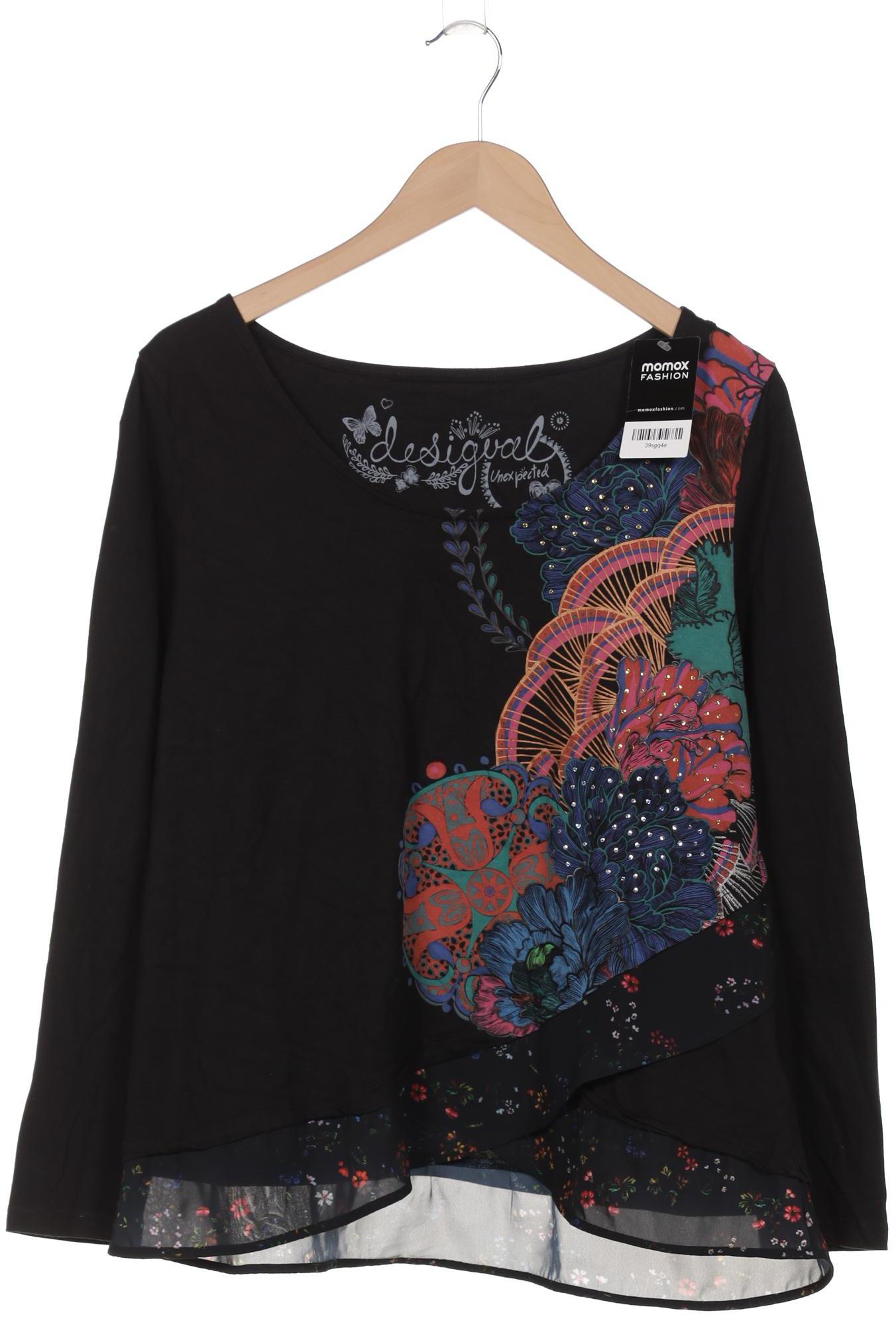 

Desigual Damen Langarmshirt, schwarz, Gr. 44