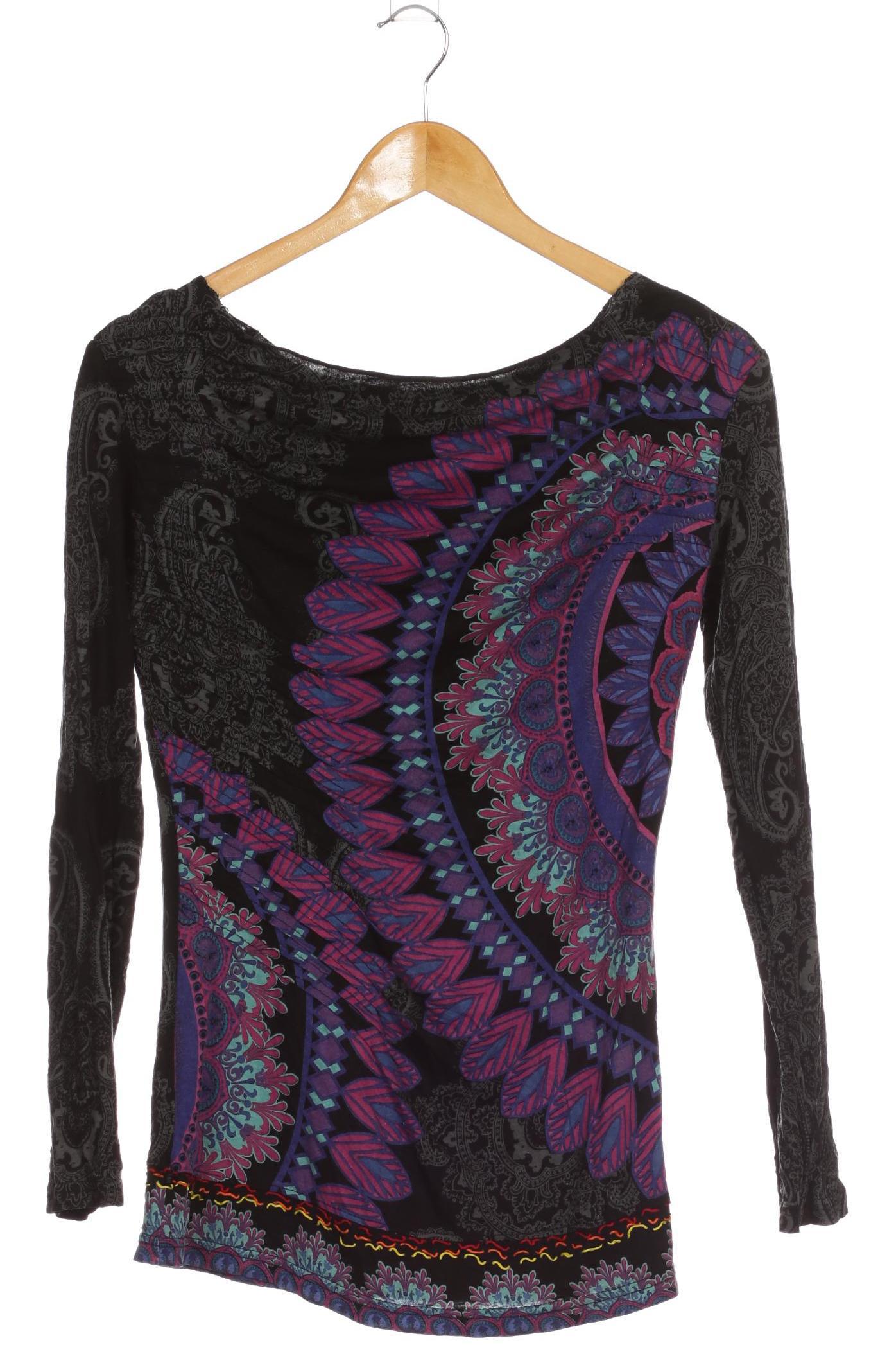 

Desigual Damen Langarmshirt, schwarz, Gr.