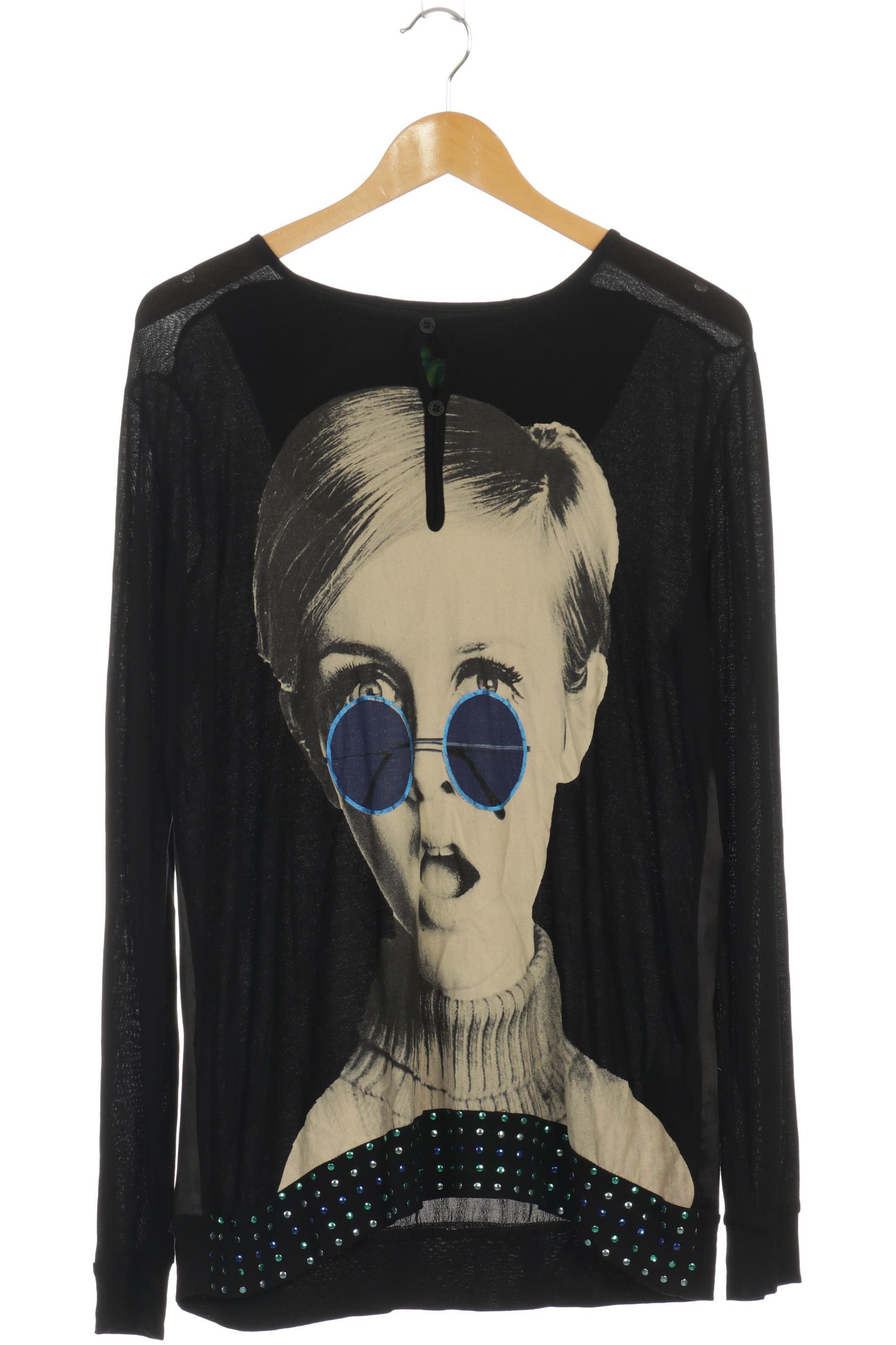 

Desigual Damen Langarmshirt, schwarz, Gr.