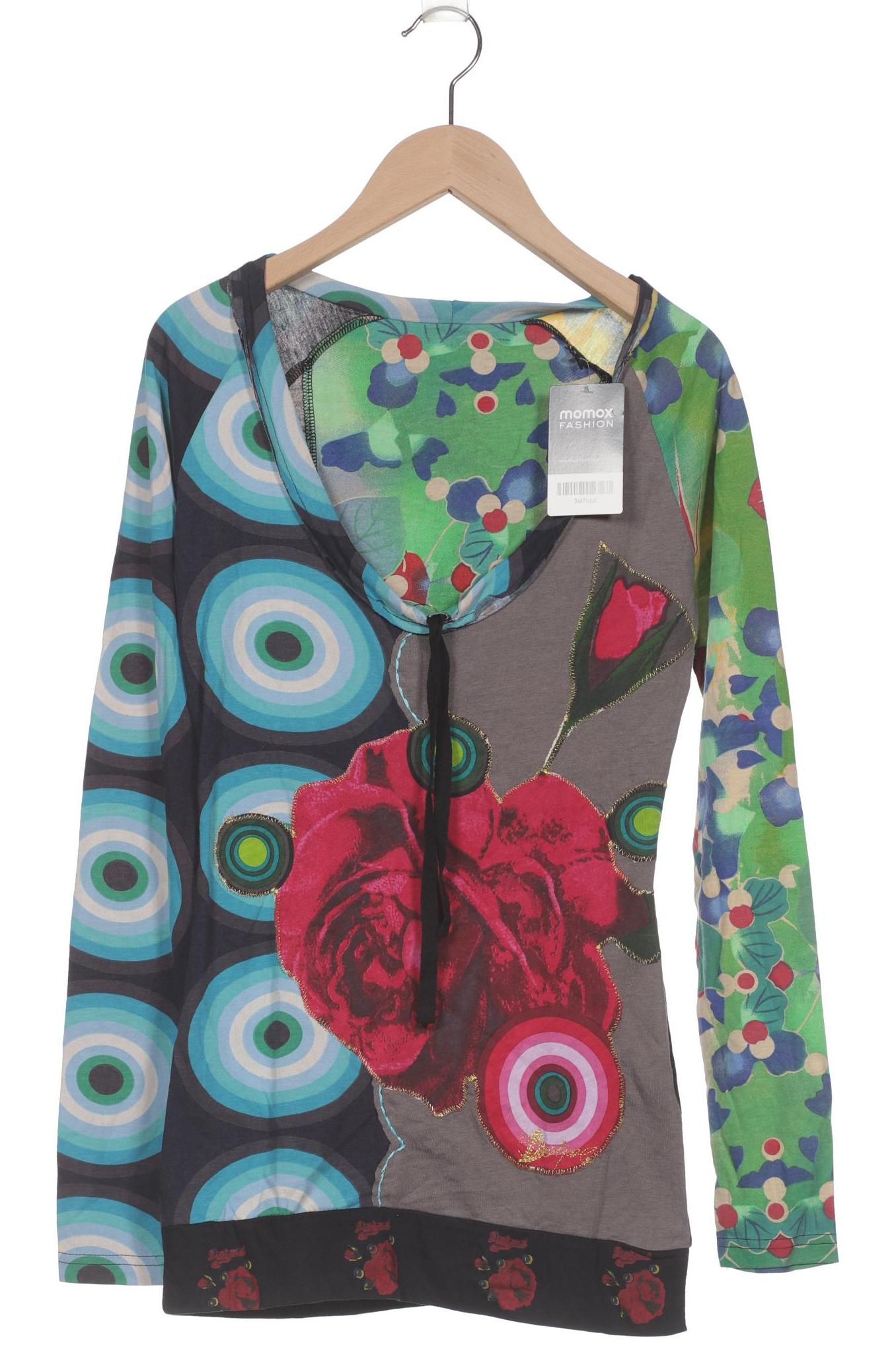 

Desigual Damen Langarmshirt, mehrfarbig, Gr. 34