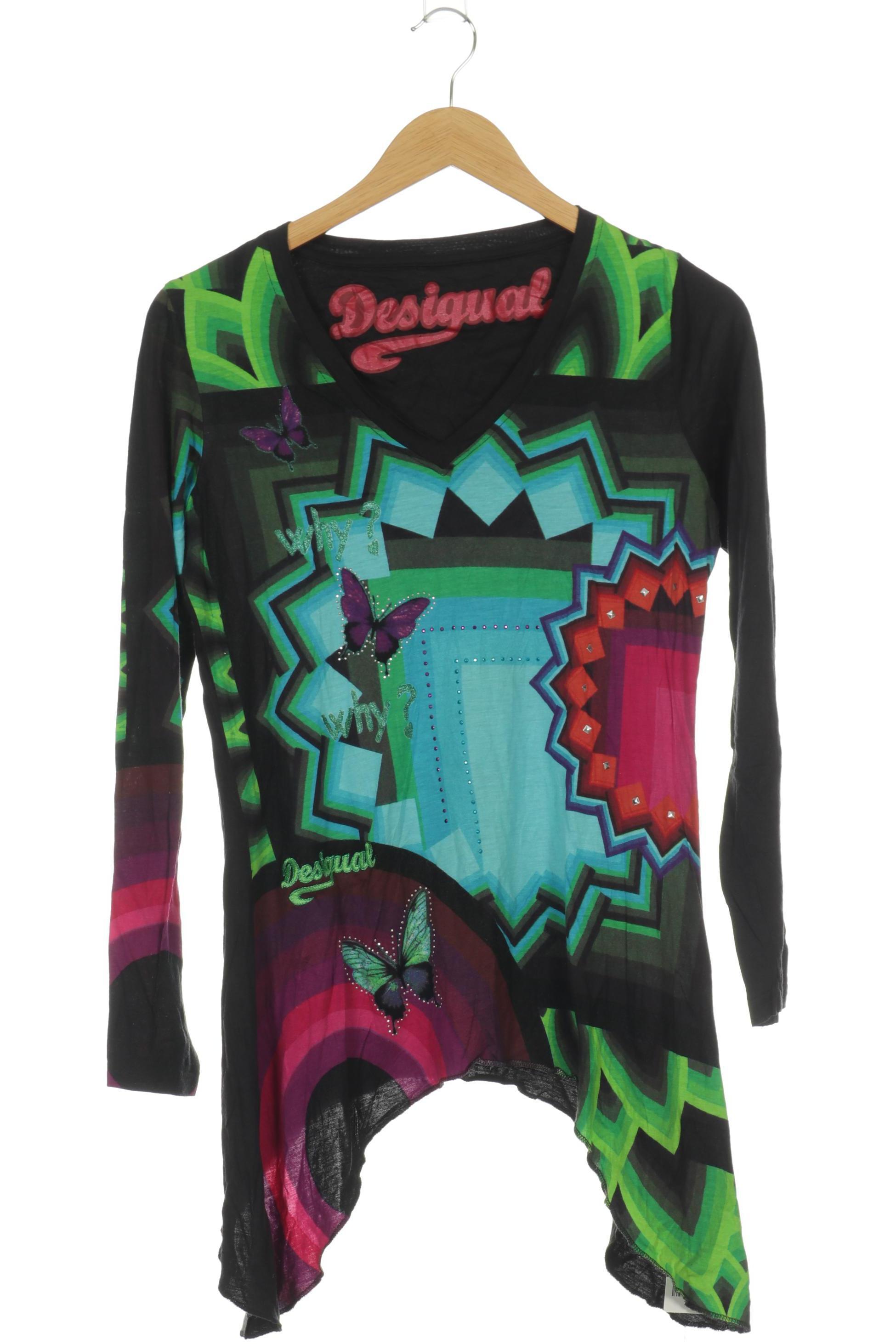 

Desigual Damen Langarmshirt, mehrfarbig, Gr.