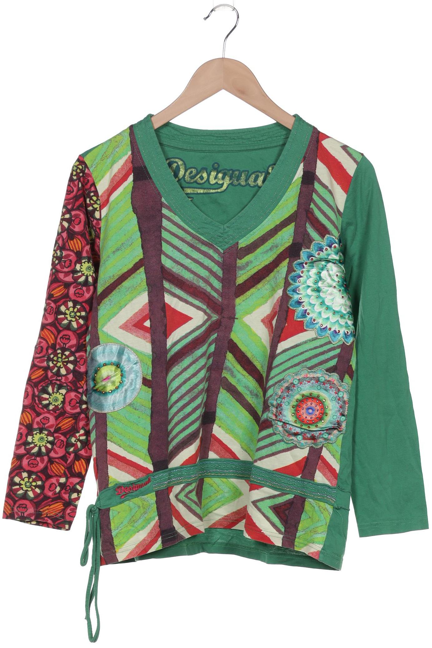 

Desigual Damen Langarmshirt, grün, Gr. 44