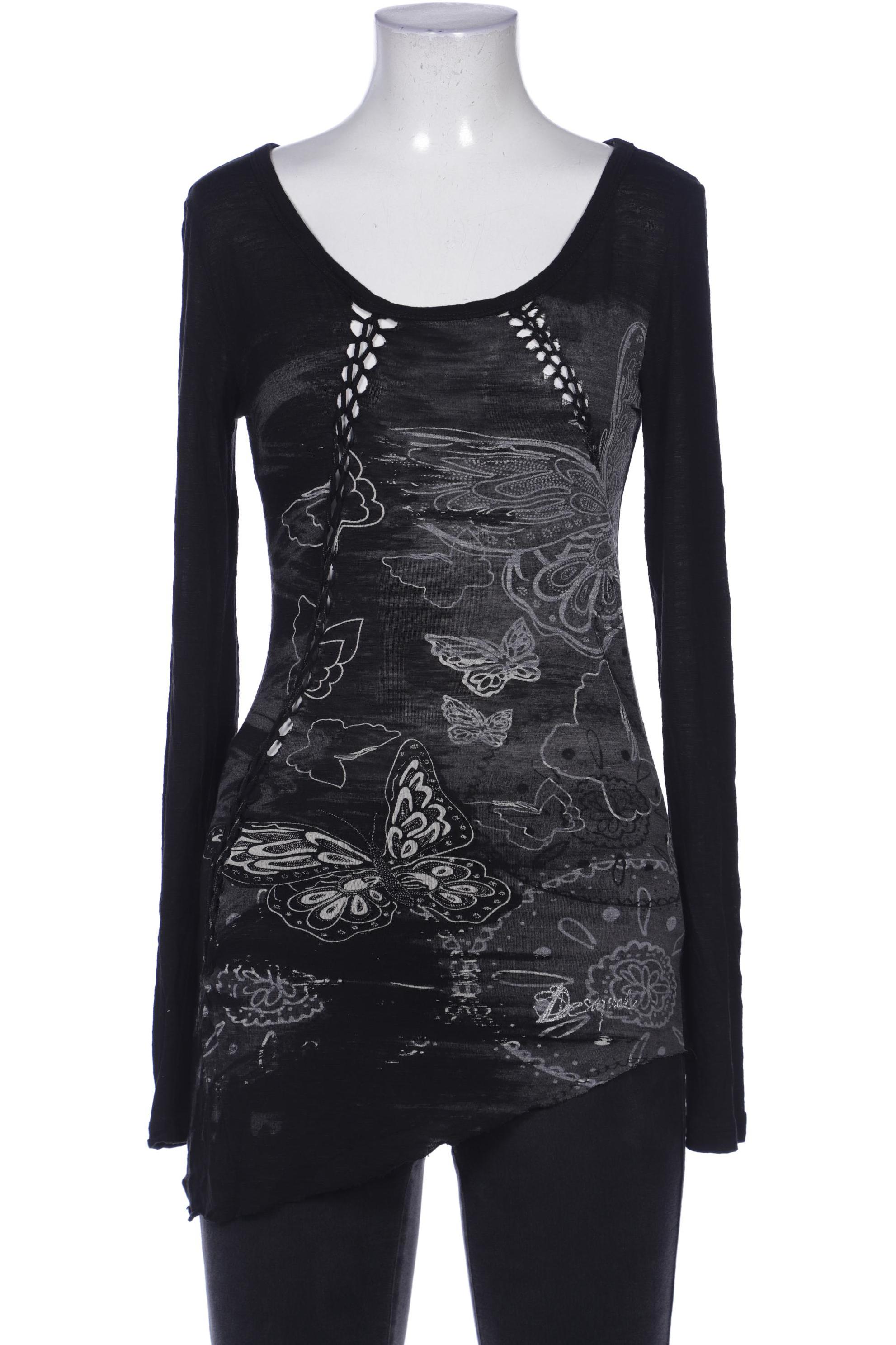 

Desigual Damen Langarmshirt, schwarz, Gr. 36
