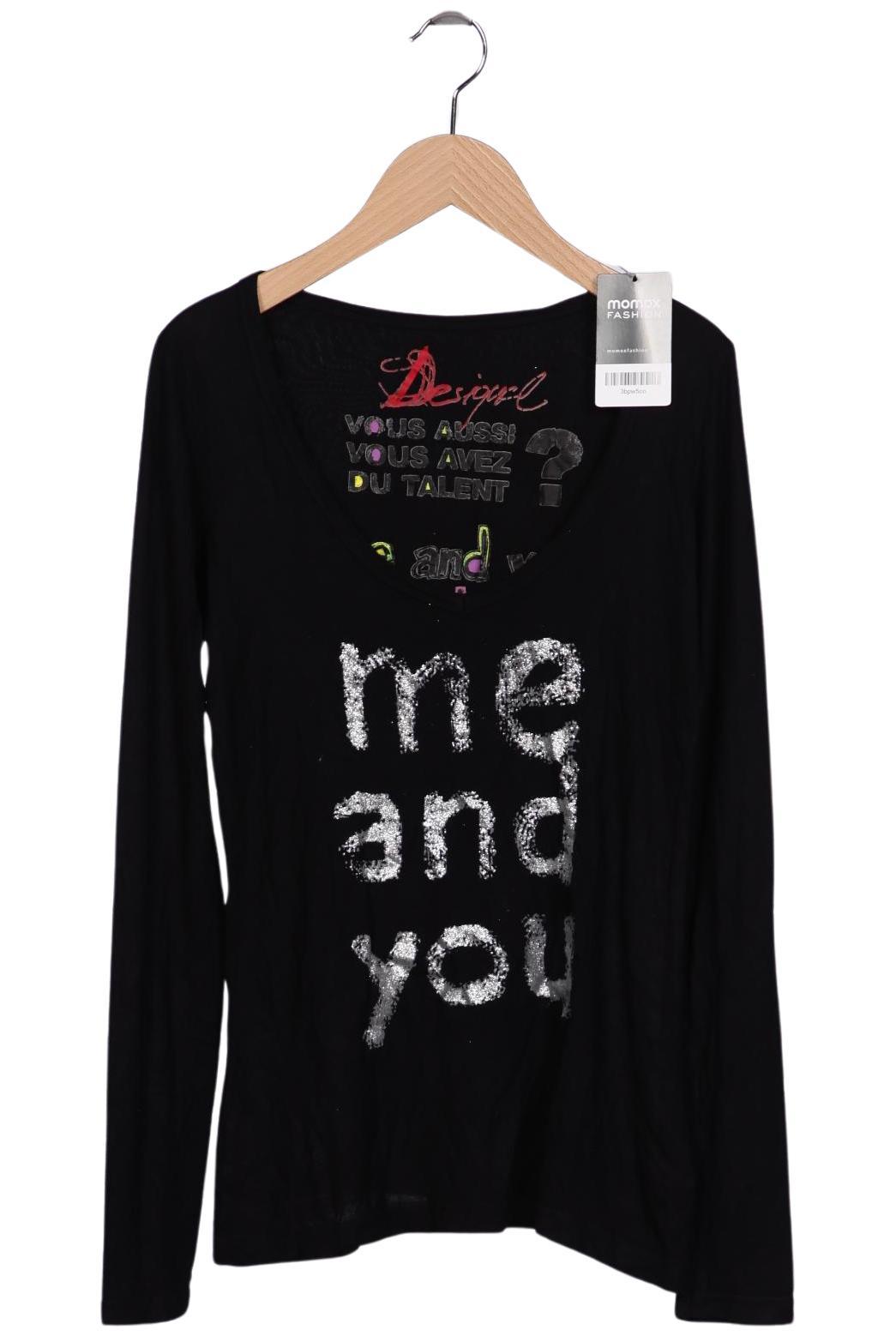 

Desigual Damen Langarmshirt, marineblau, Gr. 44