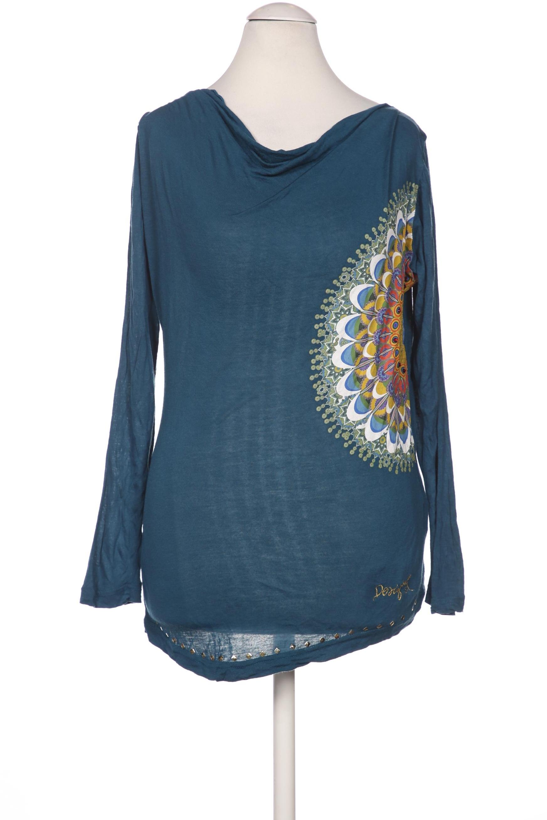 

Desigual Damen Langarmshirt, marineblau, Gr. 36