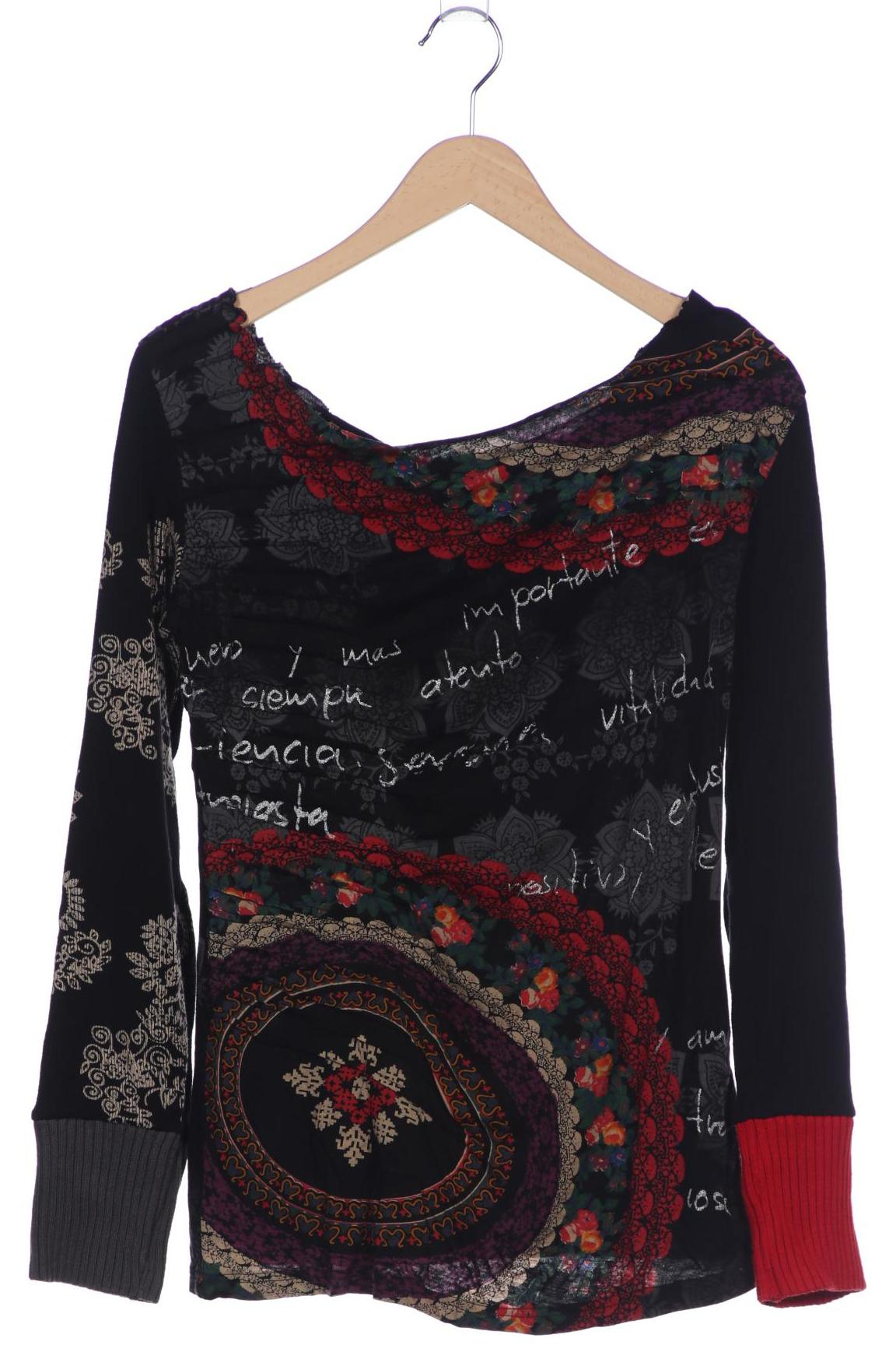 

Desigual Damen Langarmshirt, schwarz, Gr. 42
