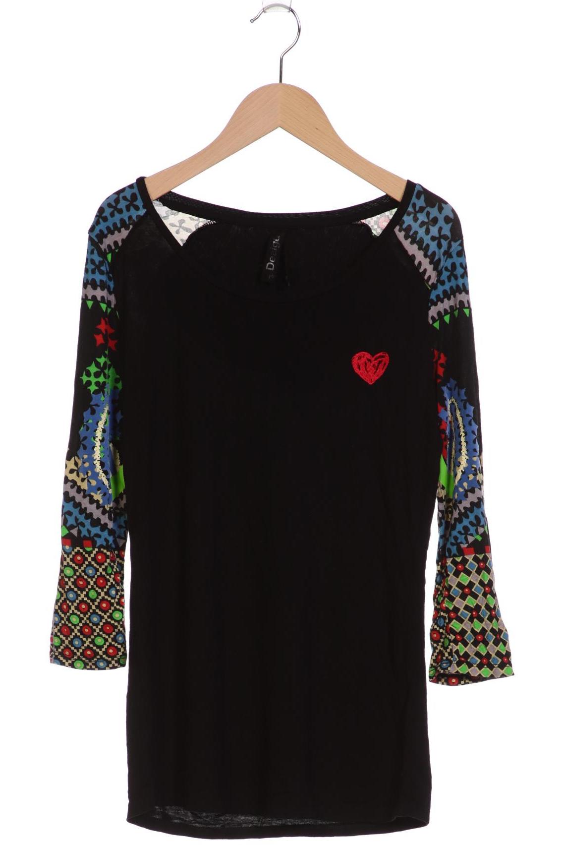 

Desigual Damen Langarmshirt, schwarz, Gr. 38