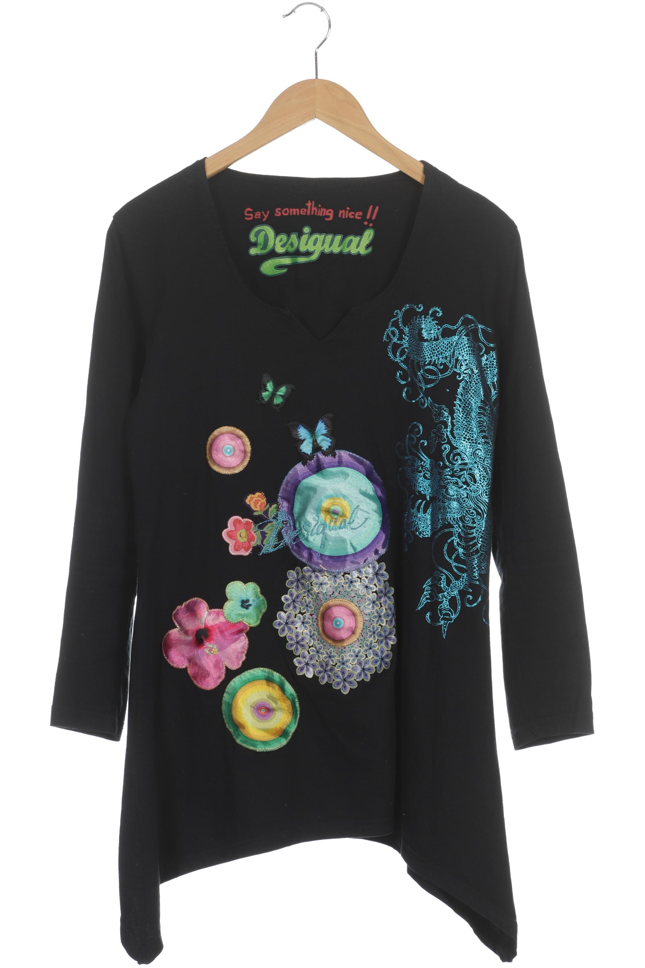 

Desigual Damen Langarmshirt, blau, Gr.