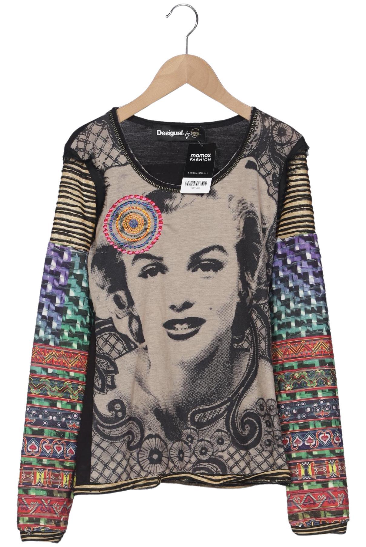 

Desigual Damen Langarmshirt, schwarz, Gr. 38