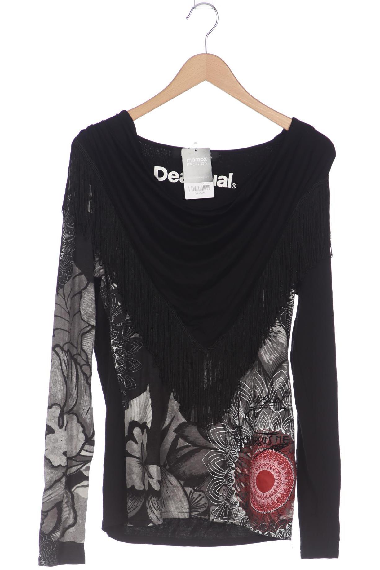 

Desigual Damen Langarmshirt, schwarz, Gr. 44