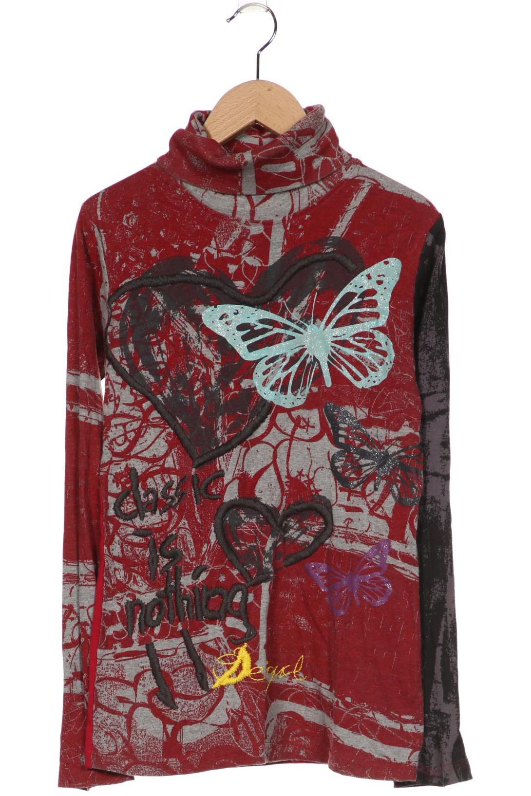 

Desigual Damen Langarmshirt, rot, Gr. 38