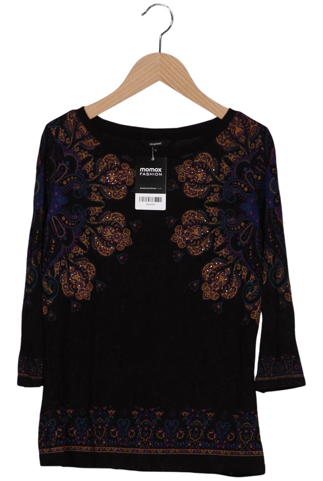 

Desigual Damen Langarmshirt, schwarz, Gr. 36