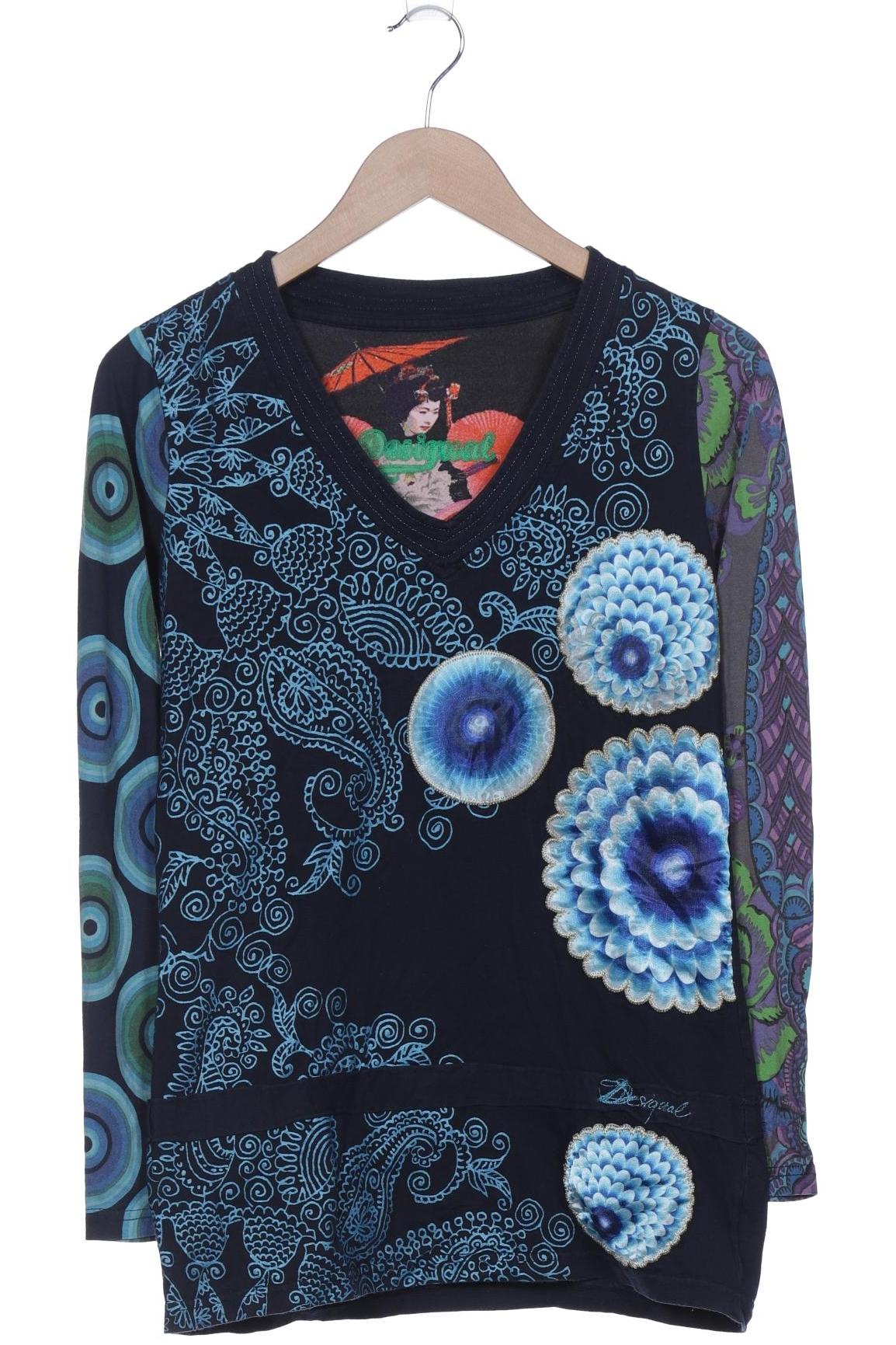 

Desigual Damen Langarmshirt, marineblau, Gr. 36