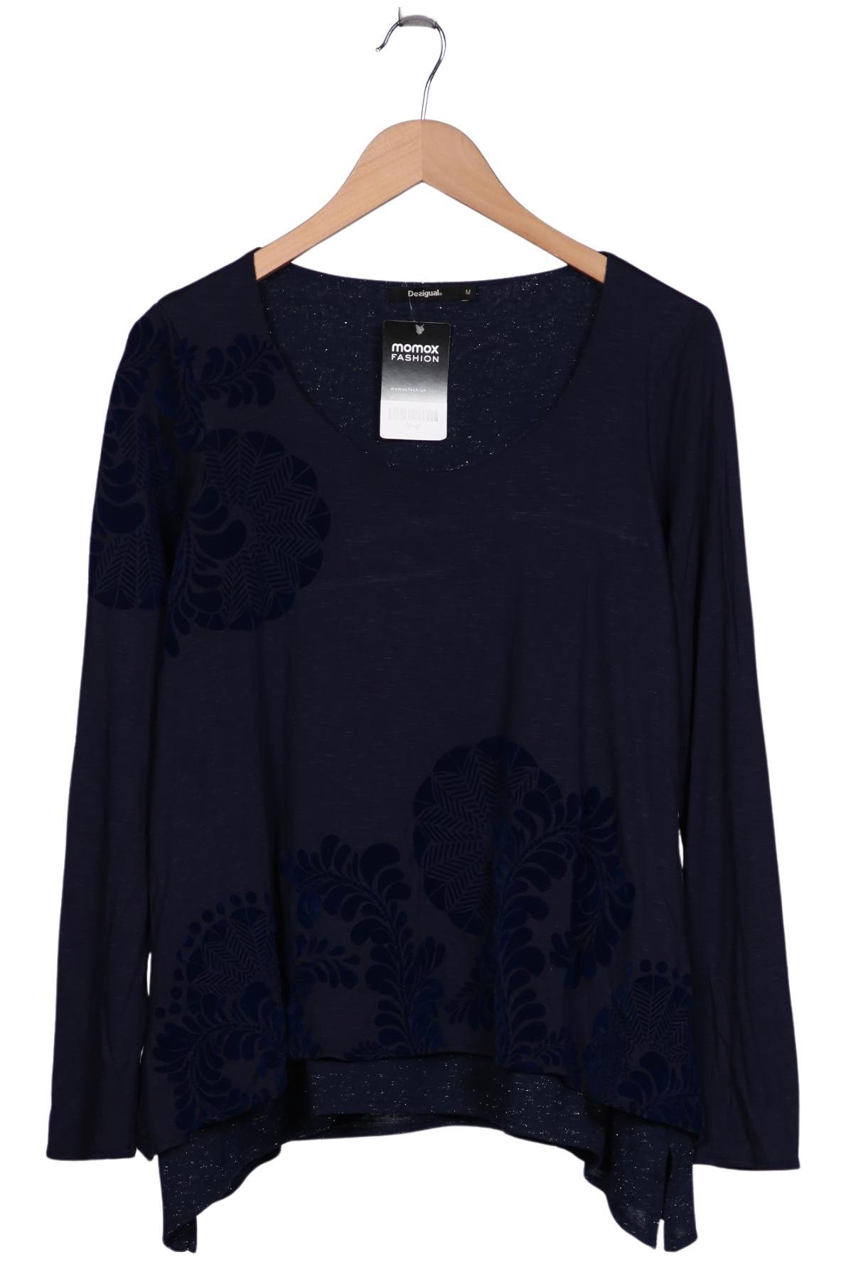

Desigual Damen Langarmshirt, marineblau, Gr. 38