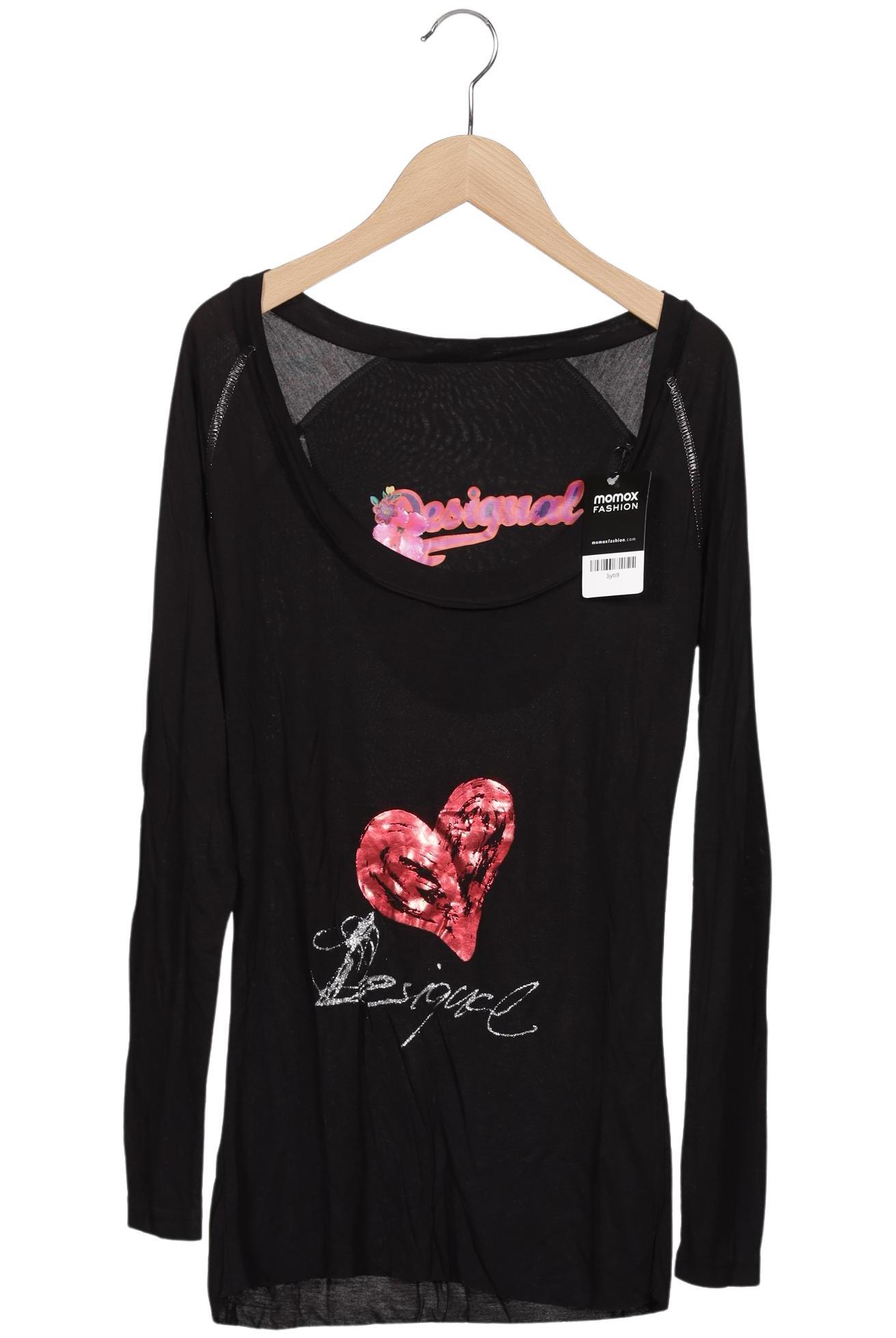 

Desigual Damen Langarmshirt, schwarz, Gr. 36
