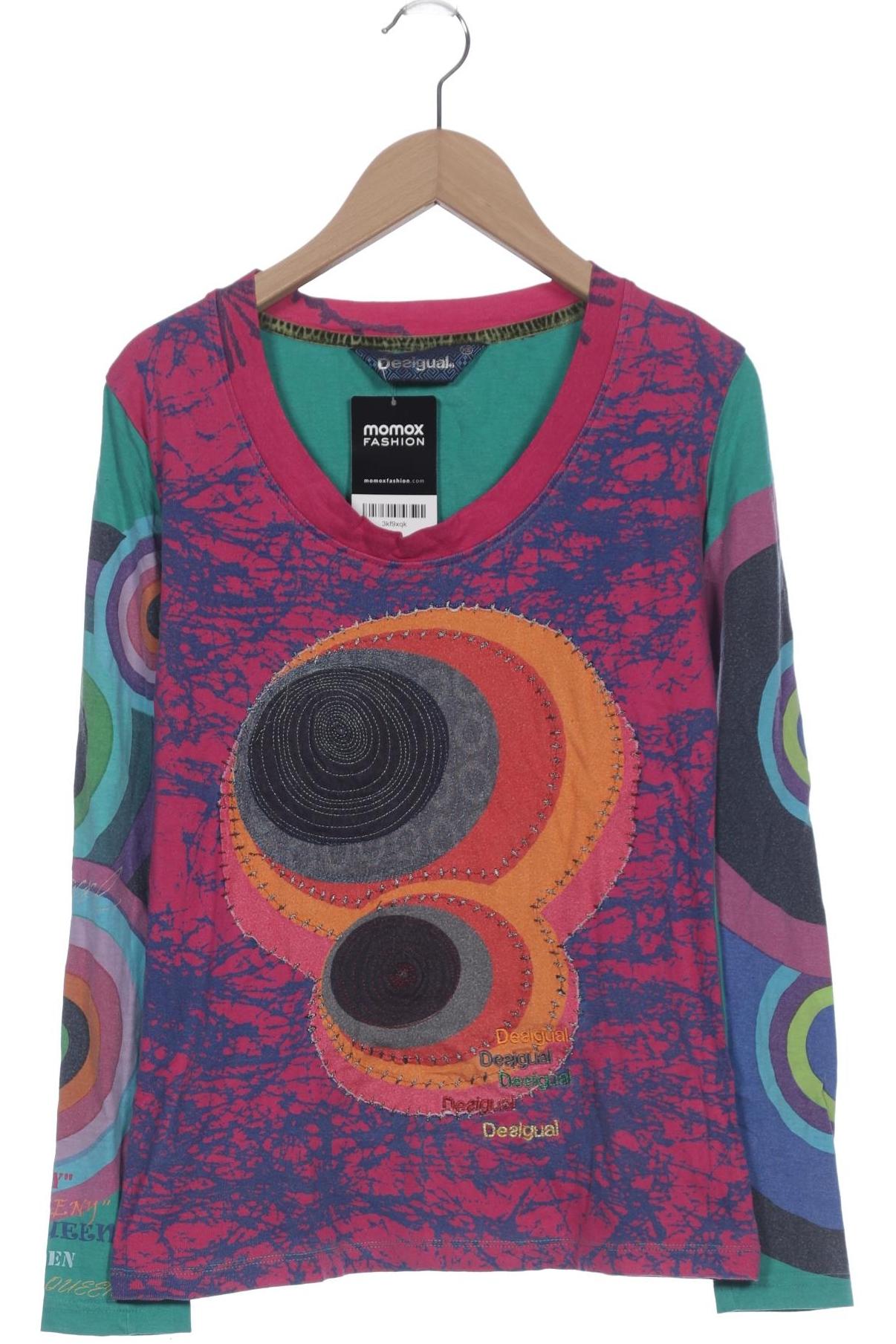 

Desigual Damen Langarmshirt, türkis, Gr. 34