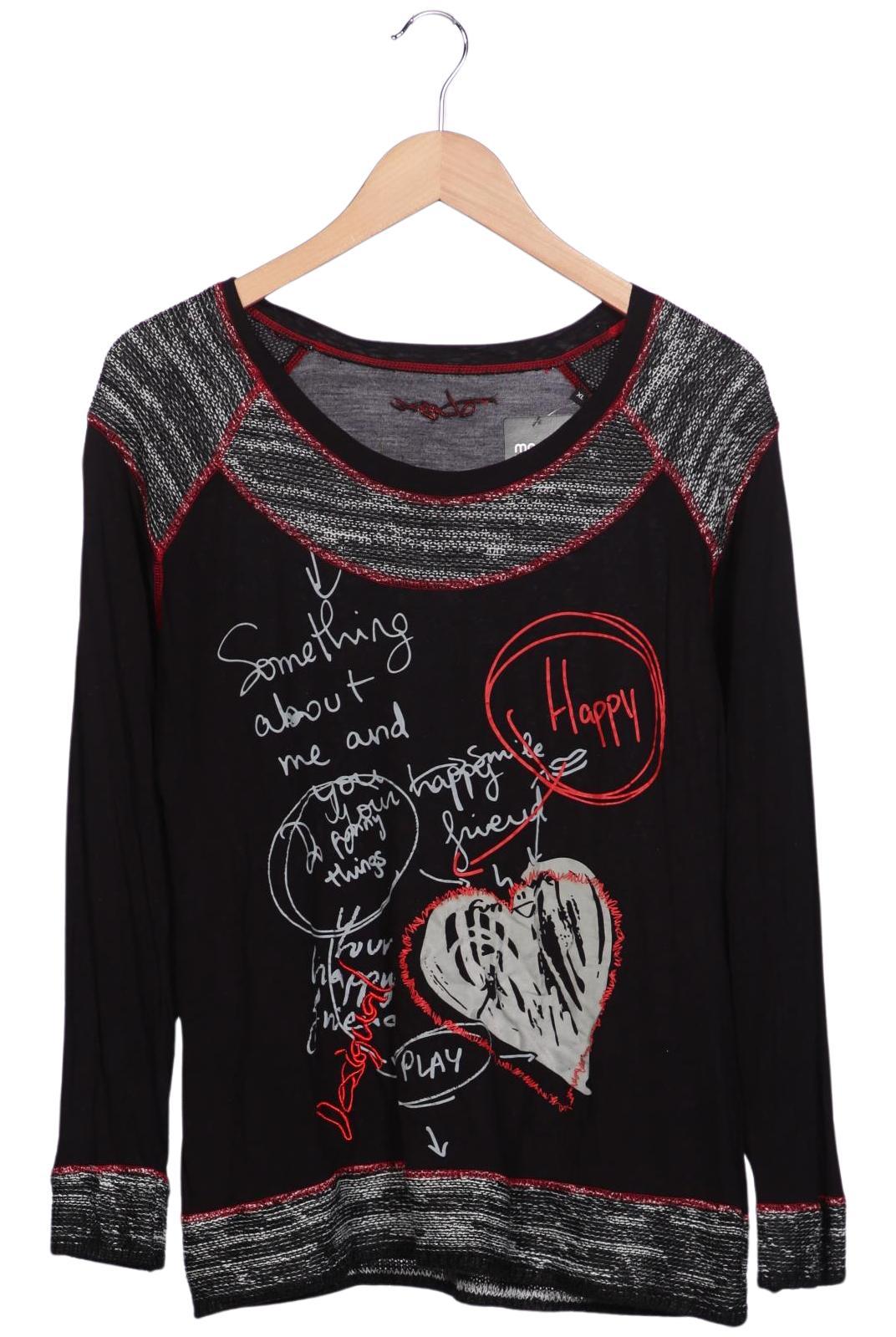 

Desigual Damen Langarmshirt, schwarz, Gr. 44