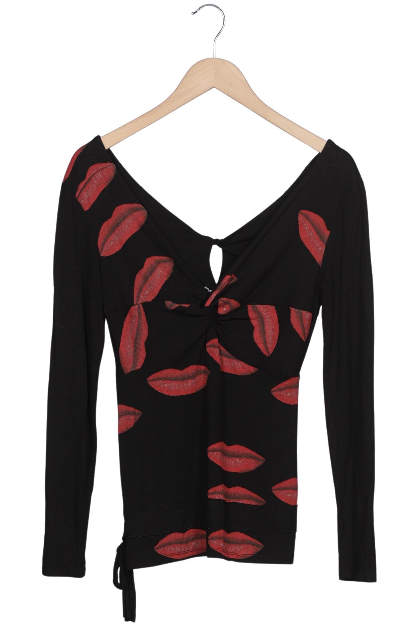 

Desigual Damen Langarmshirt, schwarz, Gr. 36
