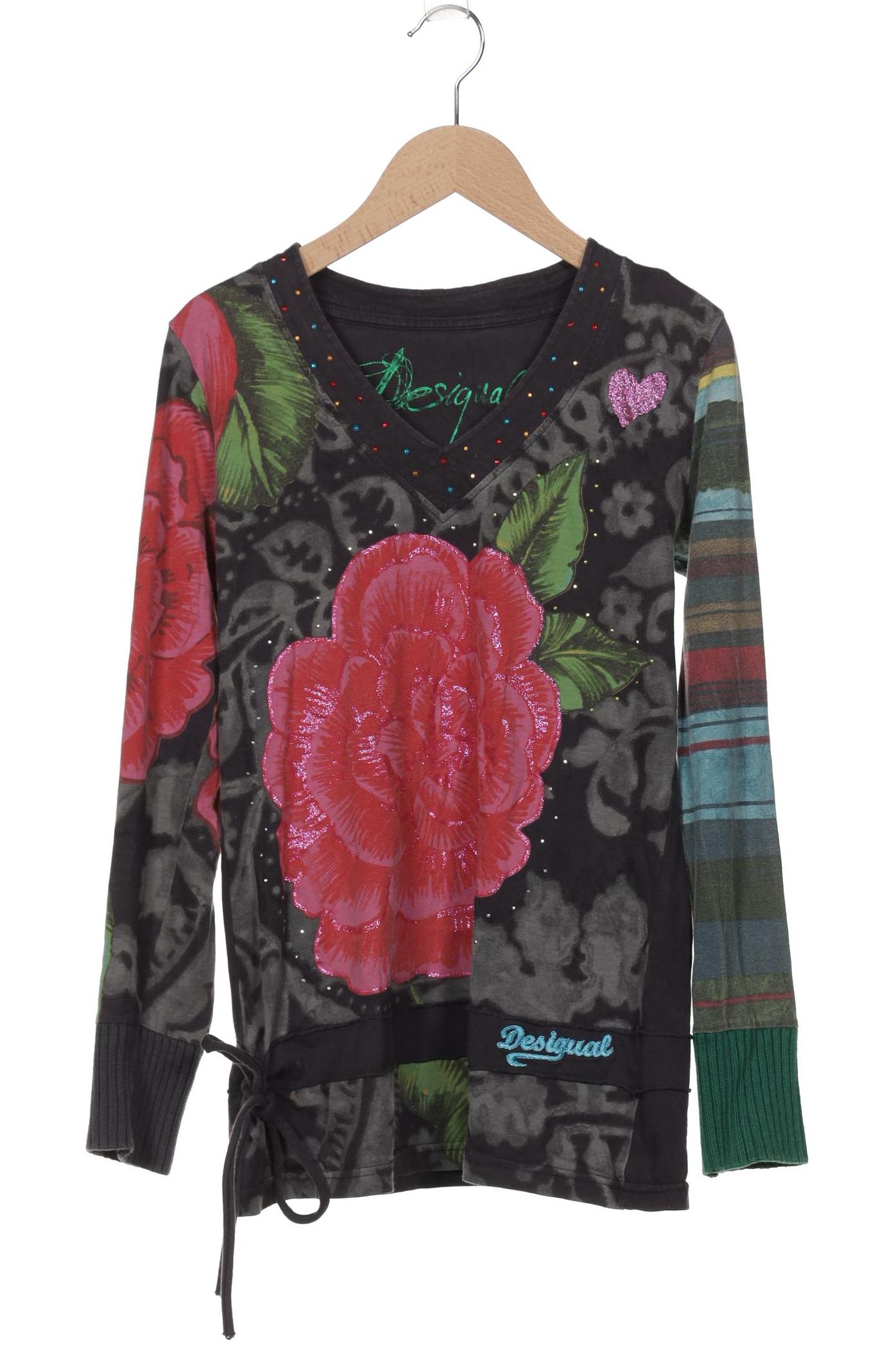 

Desigual Damen Langarmshirt, mehrfarbig, Gr. 36