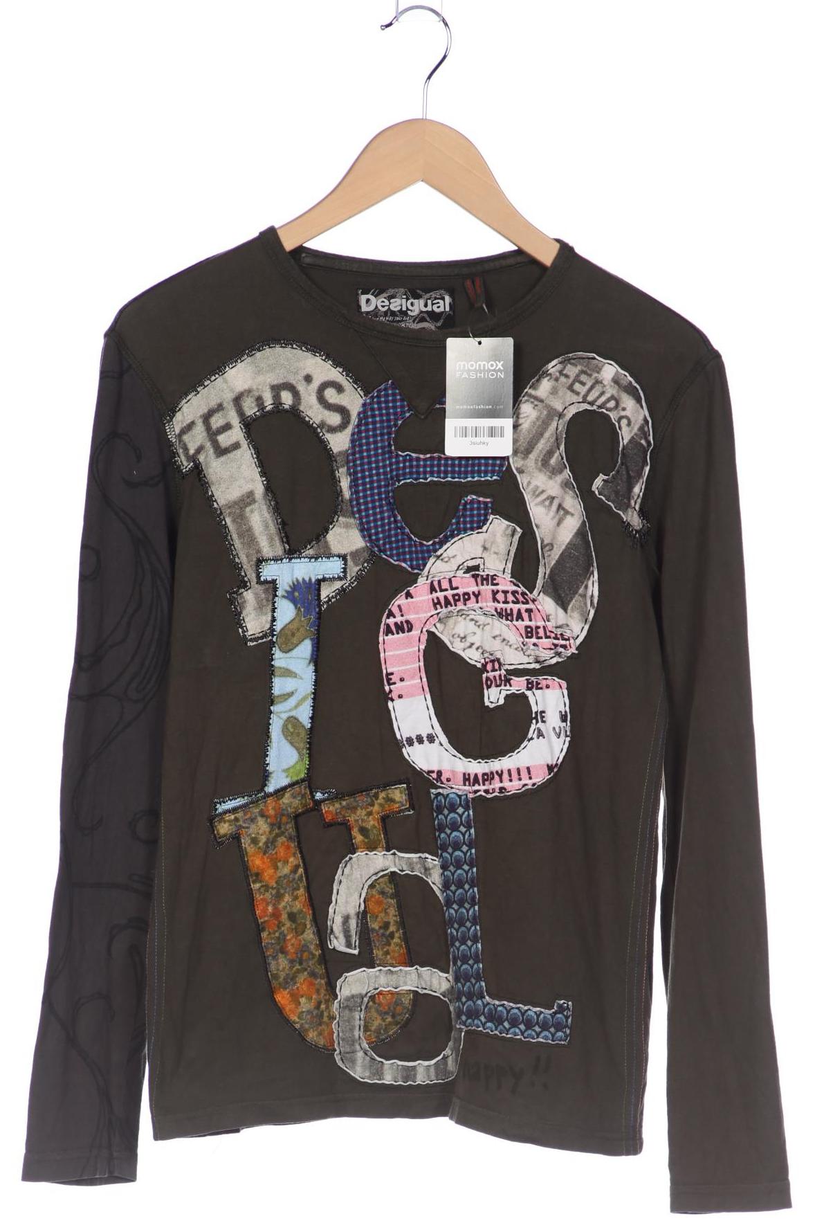 

Desigual Damen Langarmshirt, grün, Gr. 38