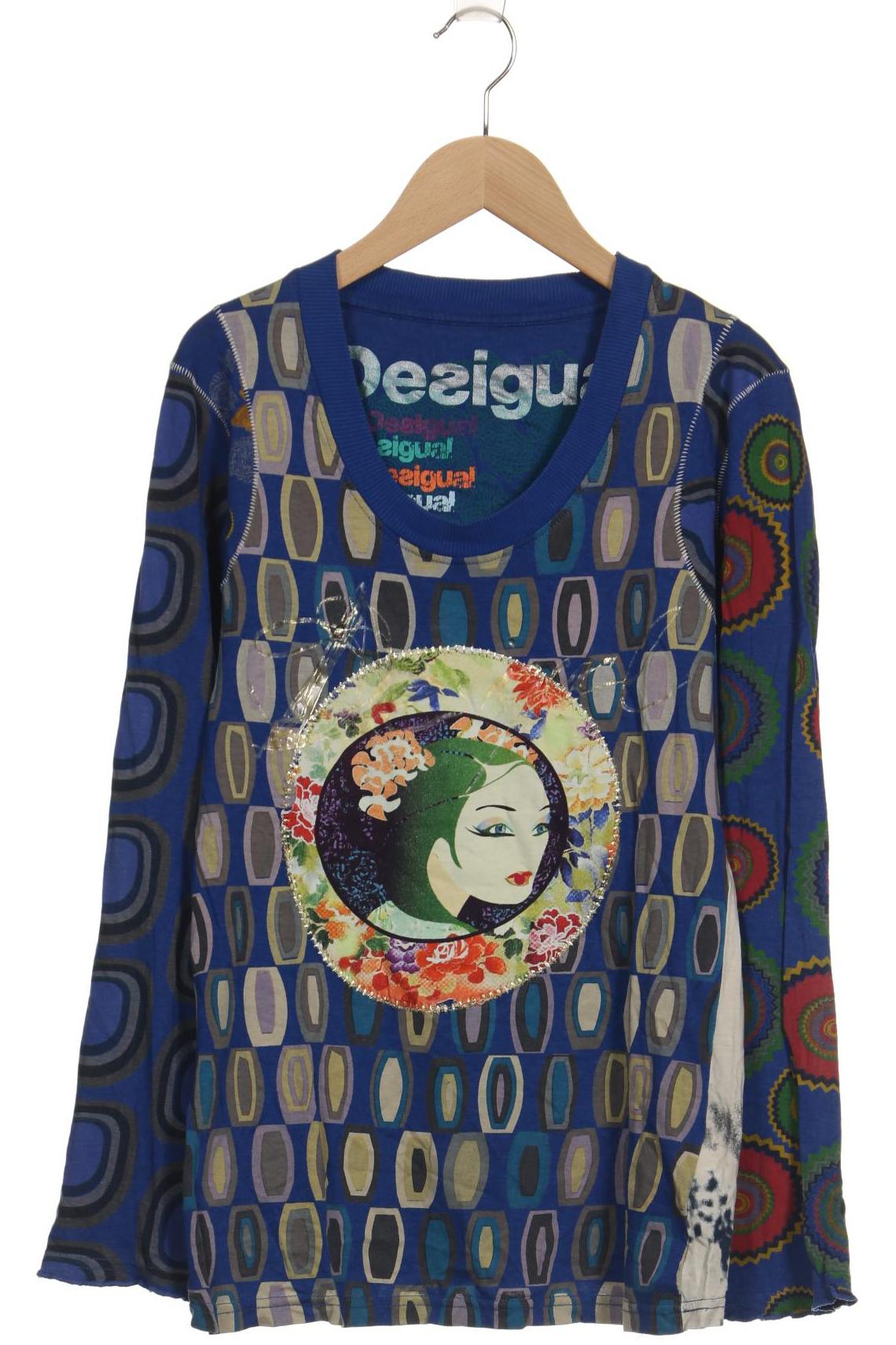 

Desigual Damen Langarmshirt, mehrfarbig, Gr. 42