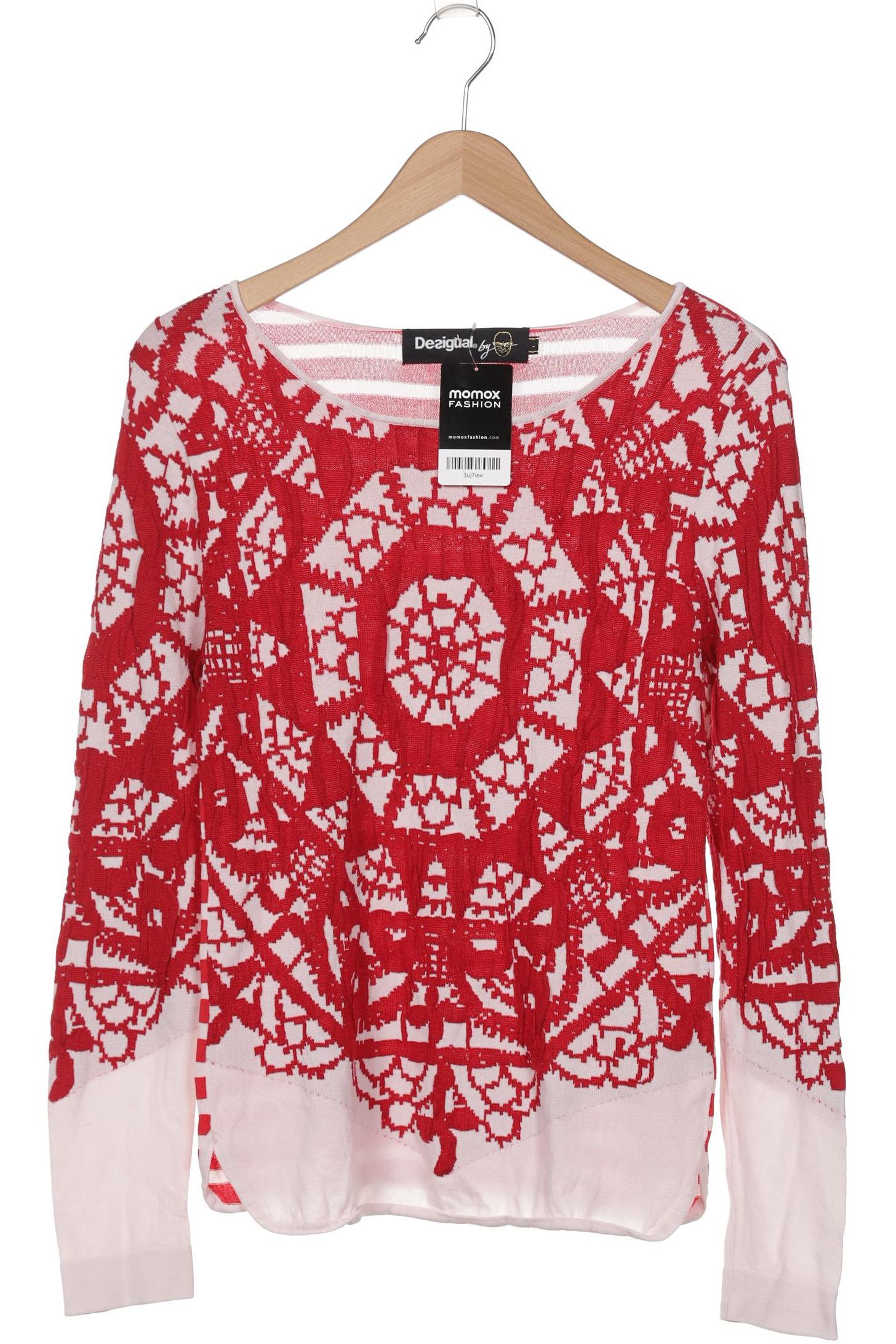 

Desigual Damen Langarmshirt, rot, Gr. 42