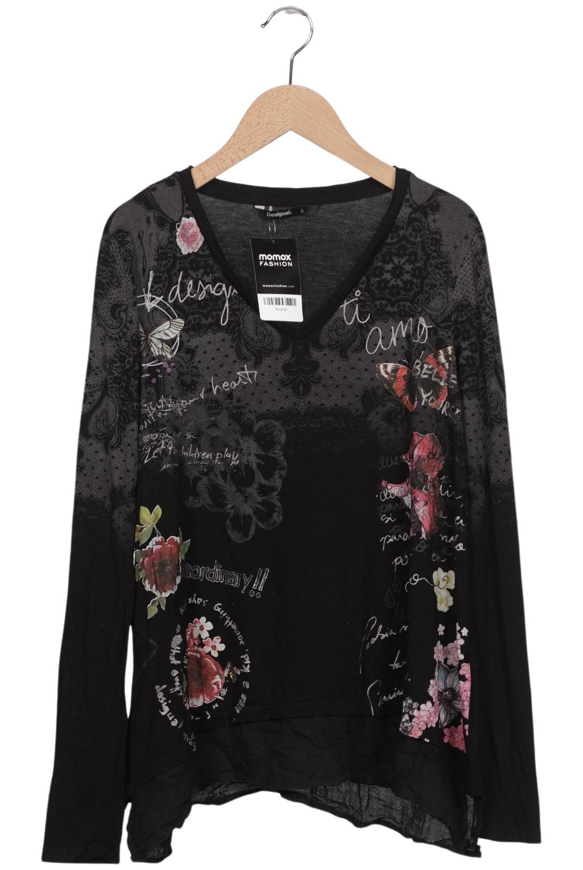 

Desigual Damen Langarmshirt, schwarz, Gr. 36
