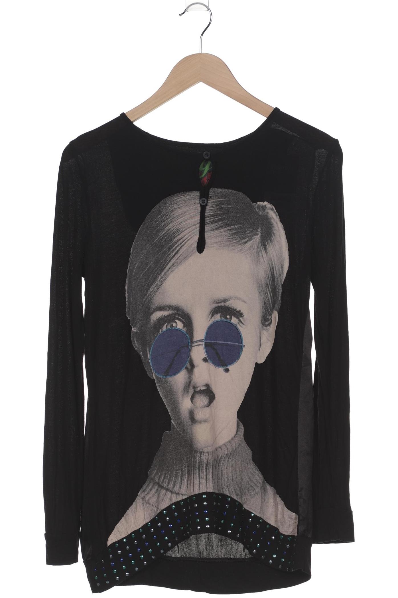 

Desigual Damen Langarmshirt, schwarz, Gr. 42
