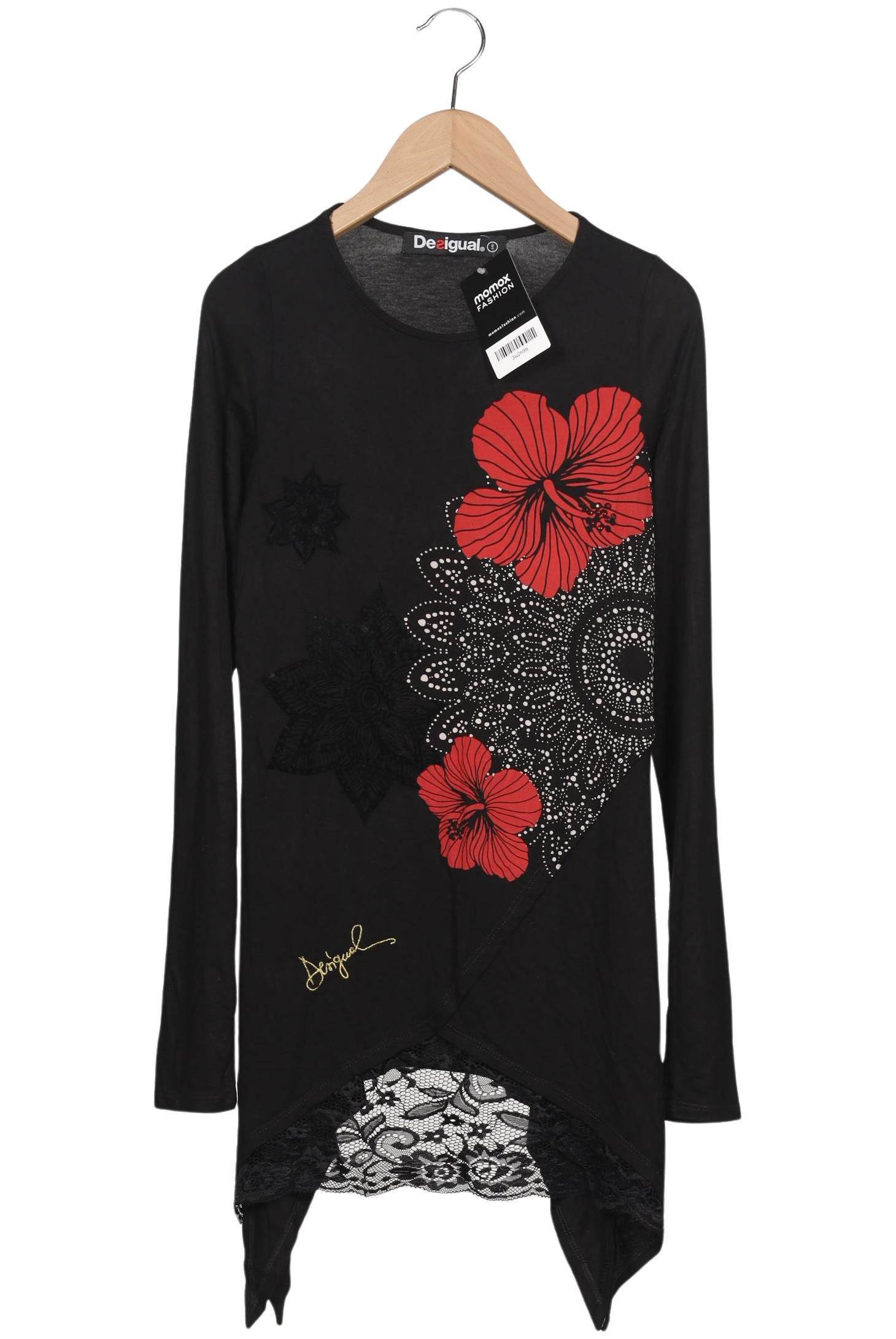 

Desigual Damen Langarmshirt, schwarz, Gr. 36