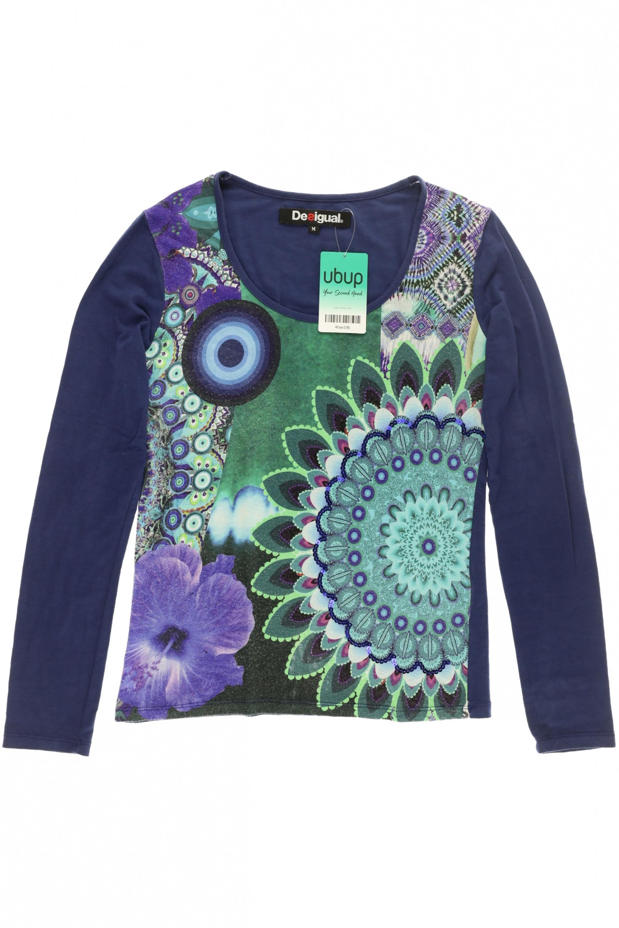 

Desigual Damen Langarmshirt, blau, Gr.