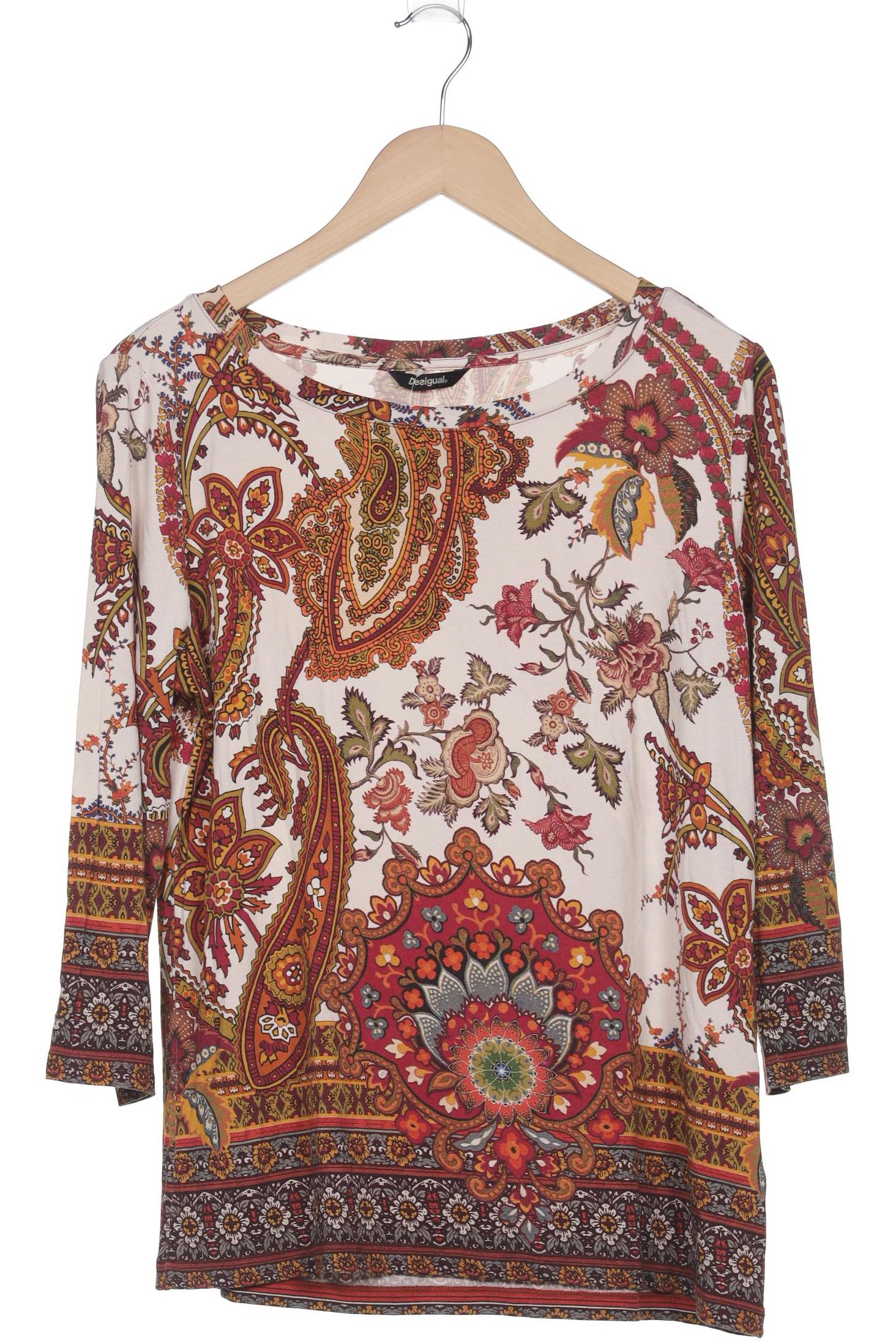 

Desigual Damen Langarmshirt, cremeweiß, Gr. 44